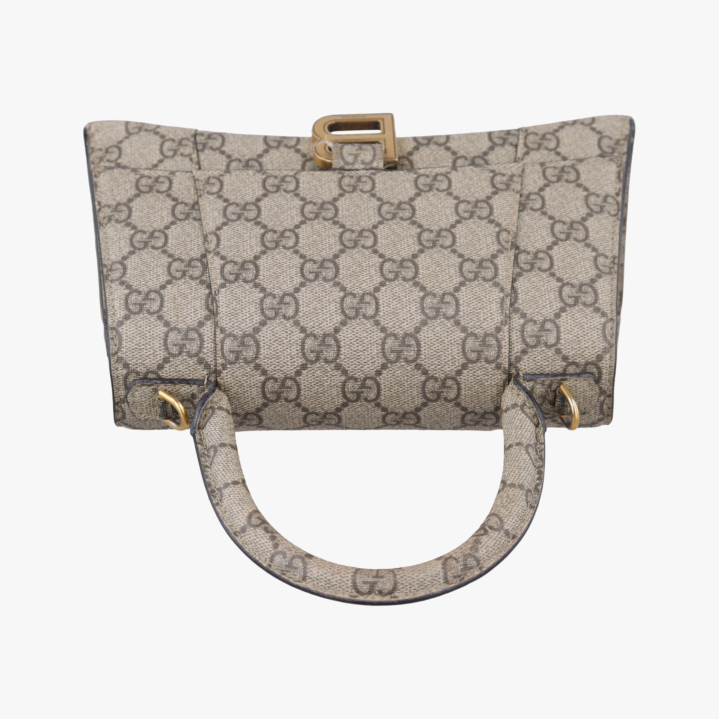 Hourglass Hacker Project Brown PVC coated canvas 681697 C036235430アワーグラス ハッカープロジェクト ブラウン PVCコーティングキャンバス 681697 C036235430