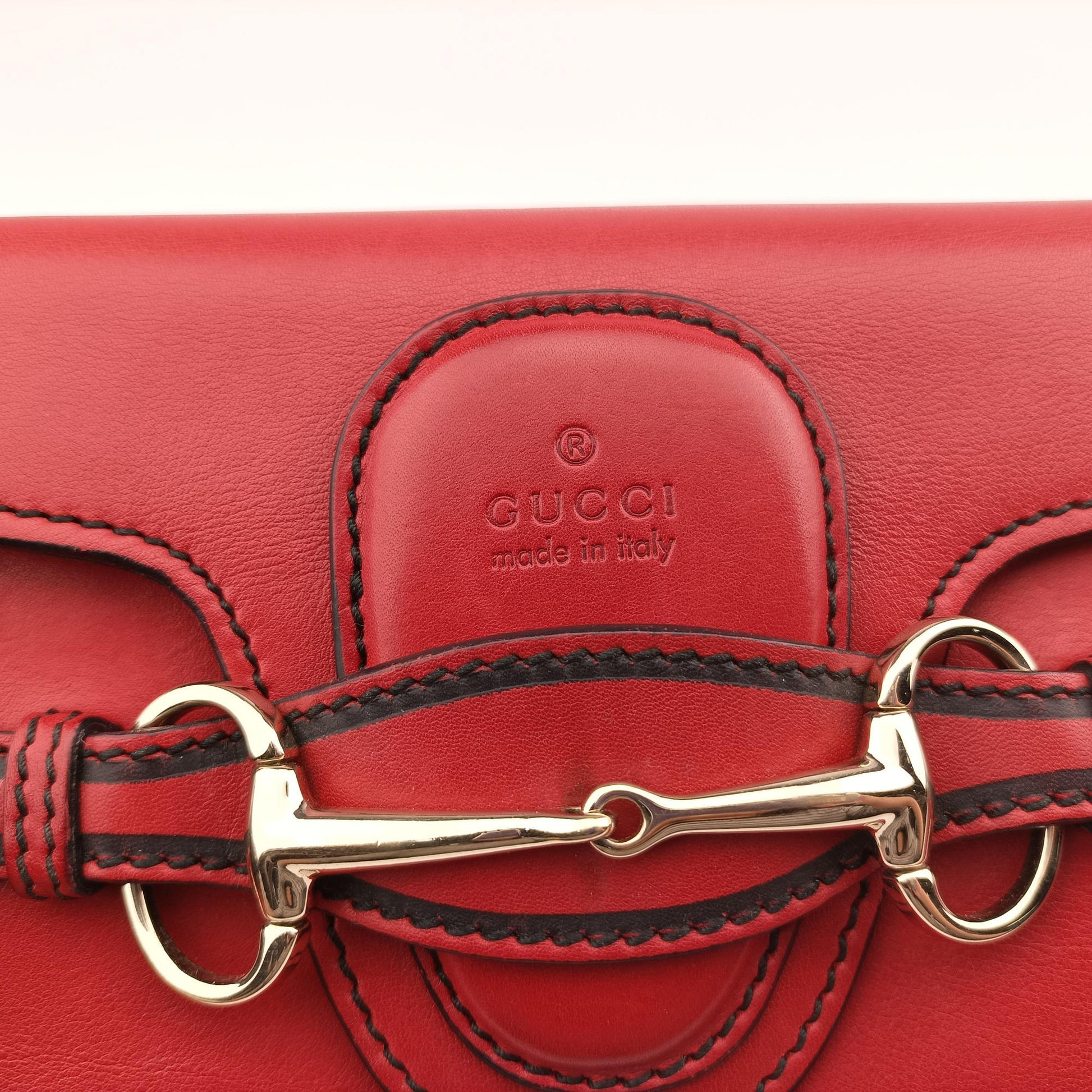 Emily Red Leather 283063 A010826132エミリー レッド レザー 283063 A010826132