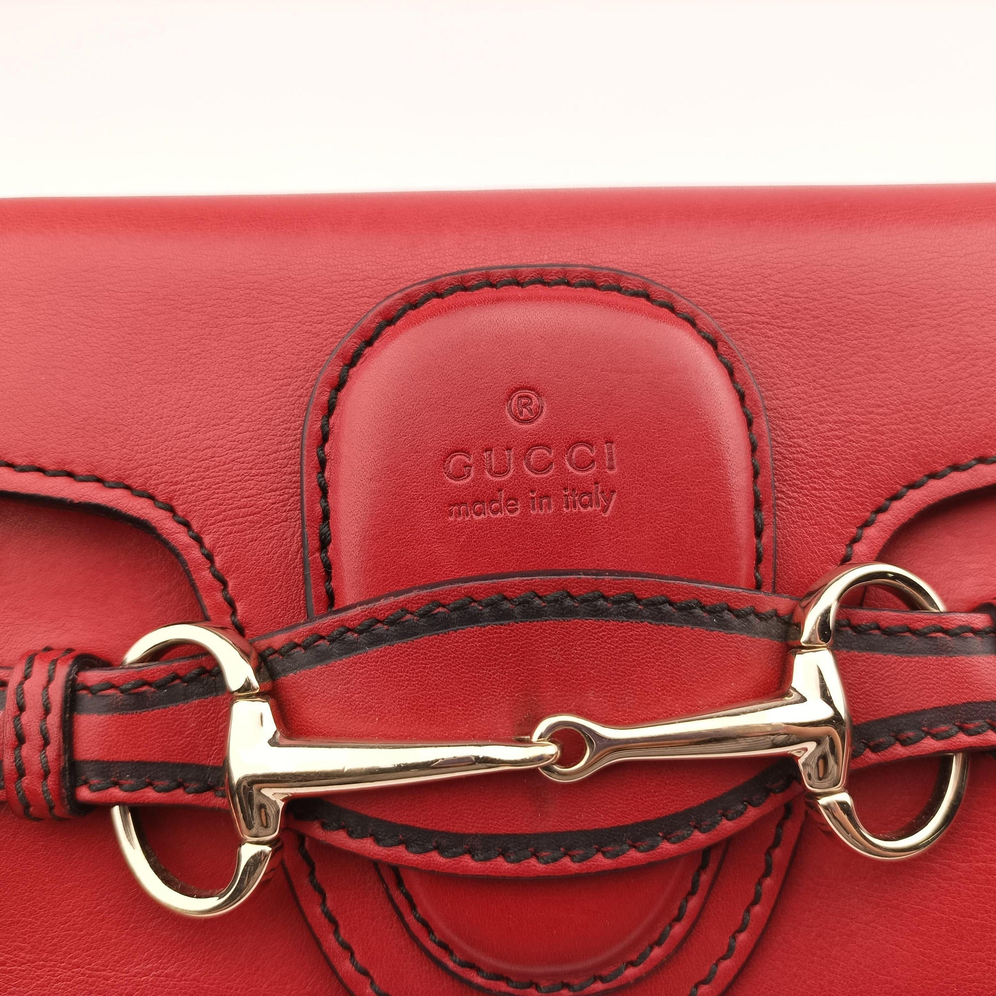 Emily Red Leather 283063 A010826132エミリー レッド レザー 283063 A010826132