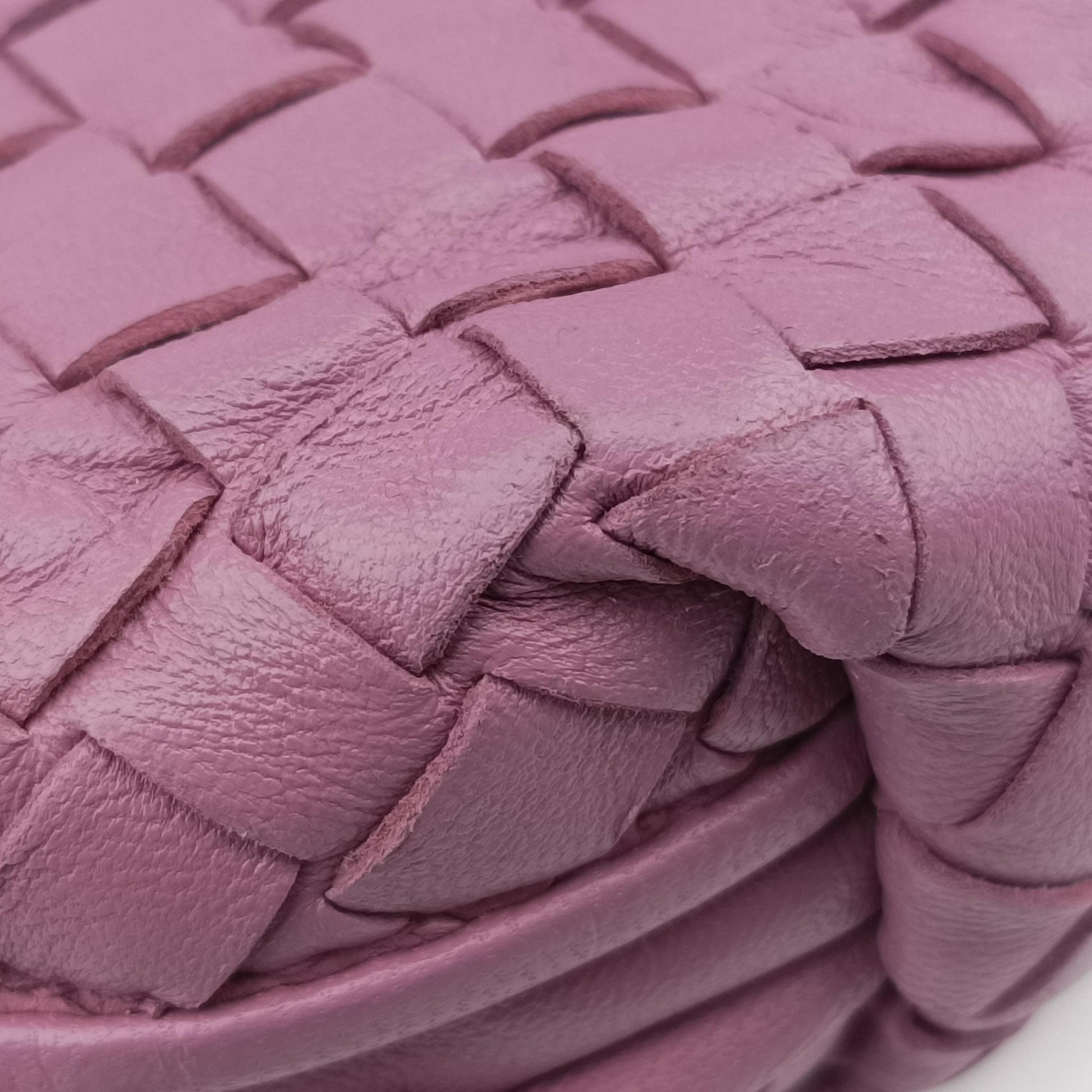 NODINI Intrecciato Purple lambskin B07187348Wノディーニ イントレチャート パープル ラムスキン B07187348W