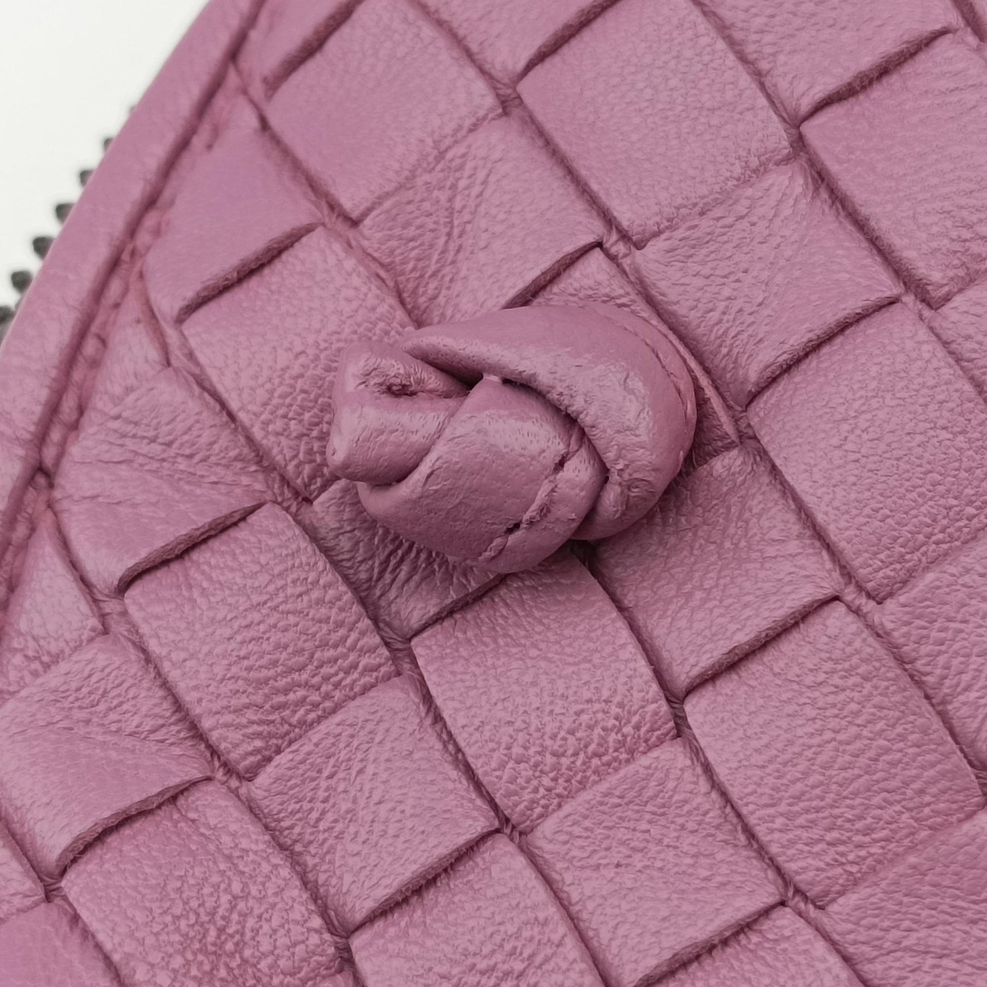 NODINI Intrecciato Purple lambskin B07187348Wノディーニ イントレチャート パープル ラムスキン B07187348W