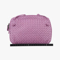 NODINI Intrecciato Purple lambskin B07187348Wノディーニ イントレチャート パープル ラムスキン B07187348W