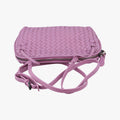 NODINI Intrecciato Purple lambskin B07187348Wノディーニ イントレチャート パープル ラムスキン B07187348W