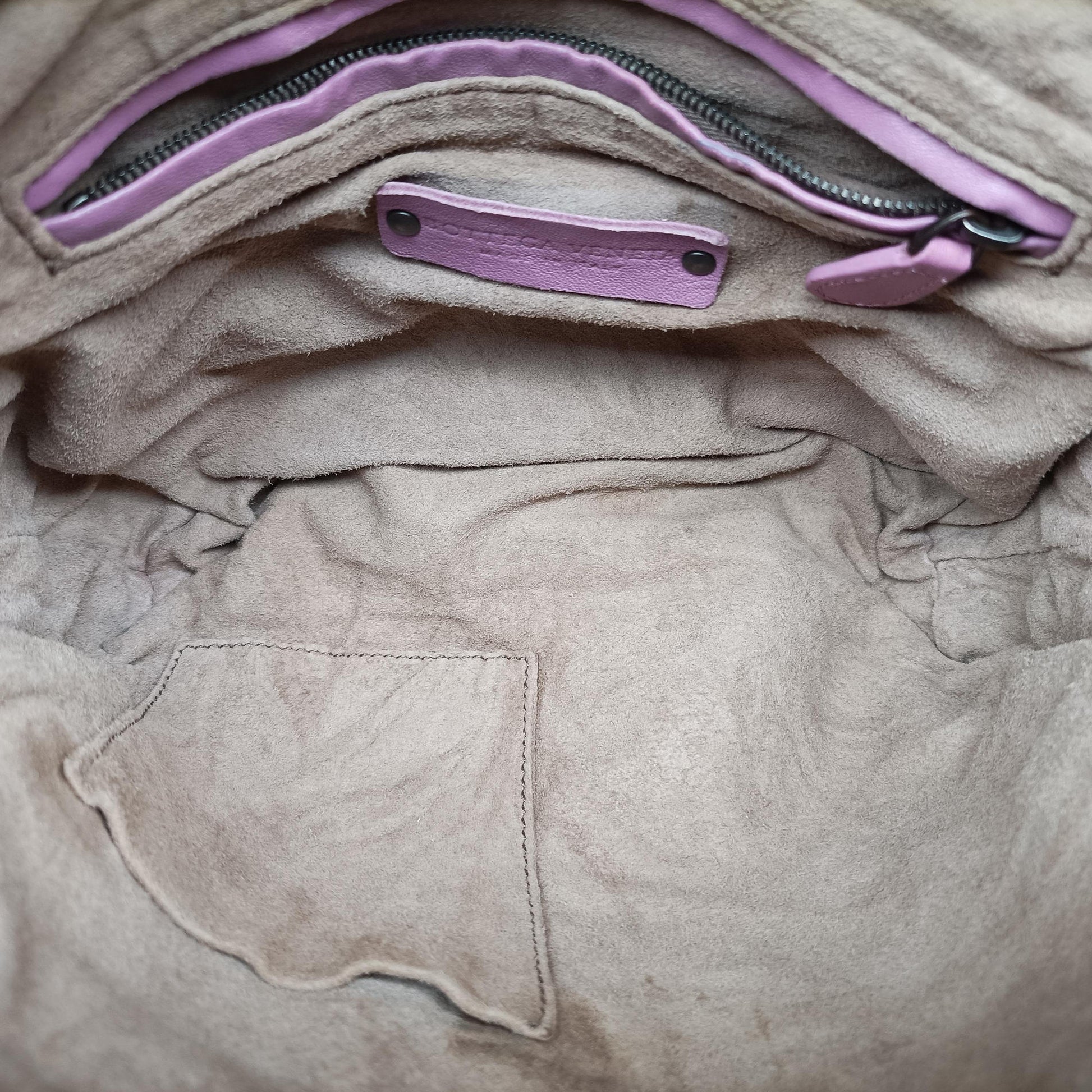NODINI Intrecciato Purple lambskin B07187348Wノディーニ イントレチャート パープル ラムスキン B07187348W