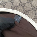 Jackie Brown×White Leather×PVC coated canvas 203493 D4507439ジャッキー ブラウン×ホワイト レザー×PVCコーティングキャンバス 203493 D4507439