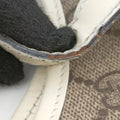 Jackie Brown×White Leather×PVC coated canvas 203493 D4507439ジャッキー ブラウン×ホワイト レザー×PVCコーティングキャンバス 203493 D4507439