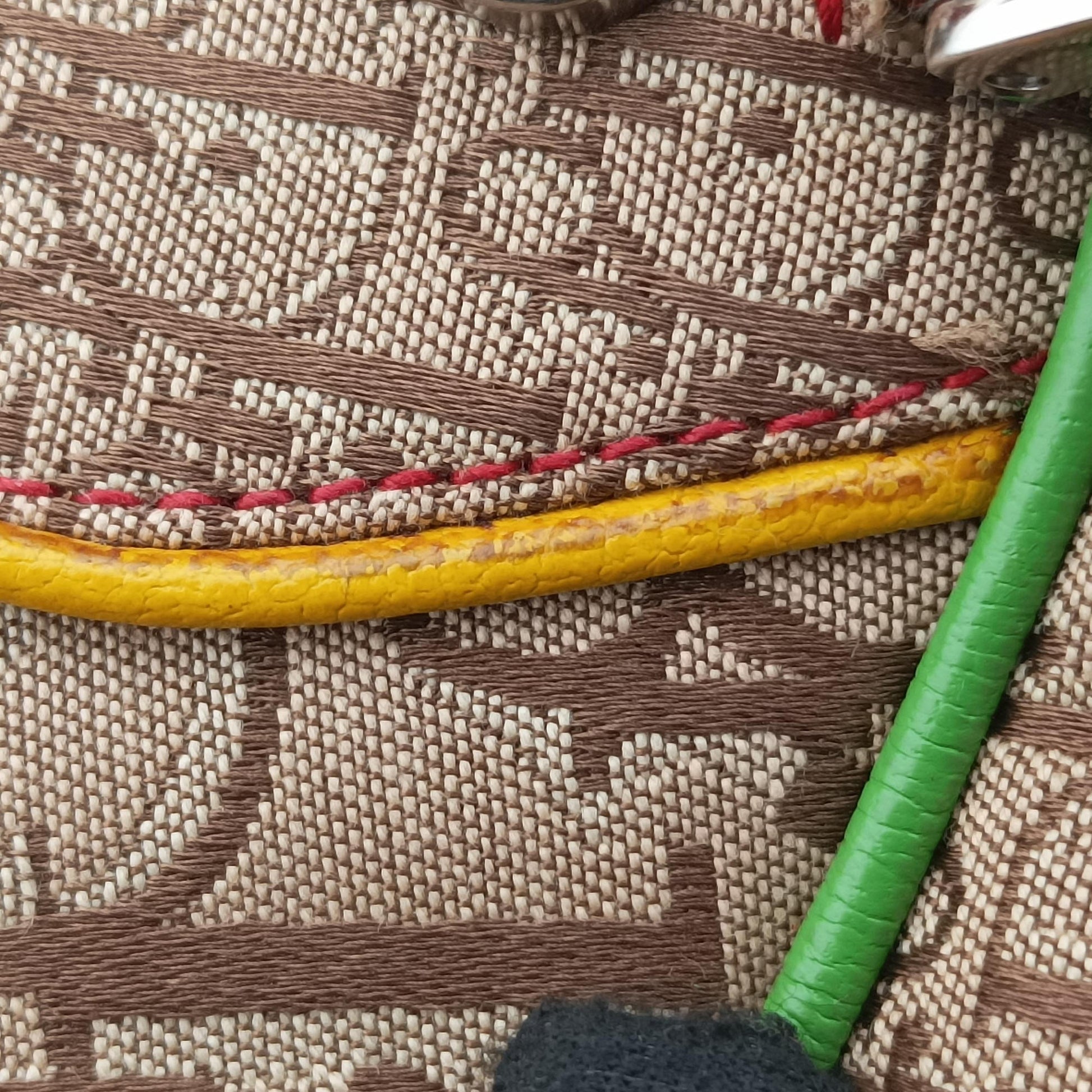 Rasta Trotter beige×Multicolour canvas×Leather 08RU 0064ラスタ トロッター ベージュ×マルチカラー キャンバス×レザー 08RU 0064