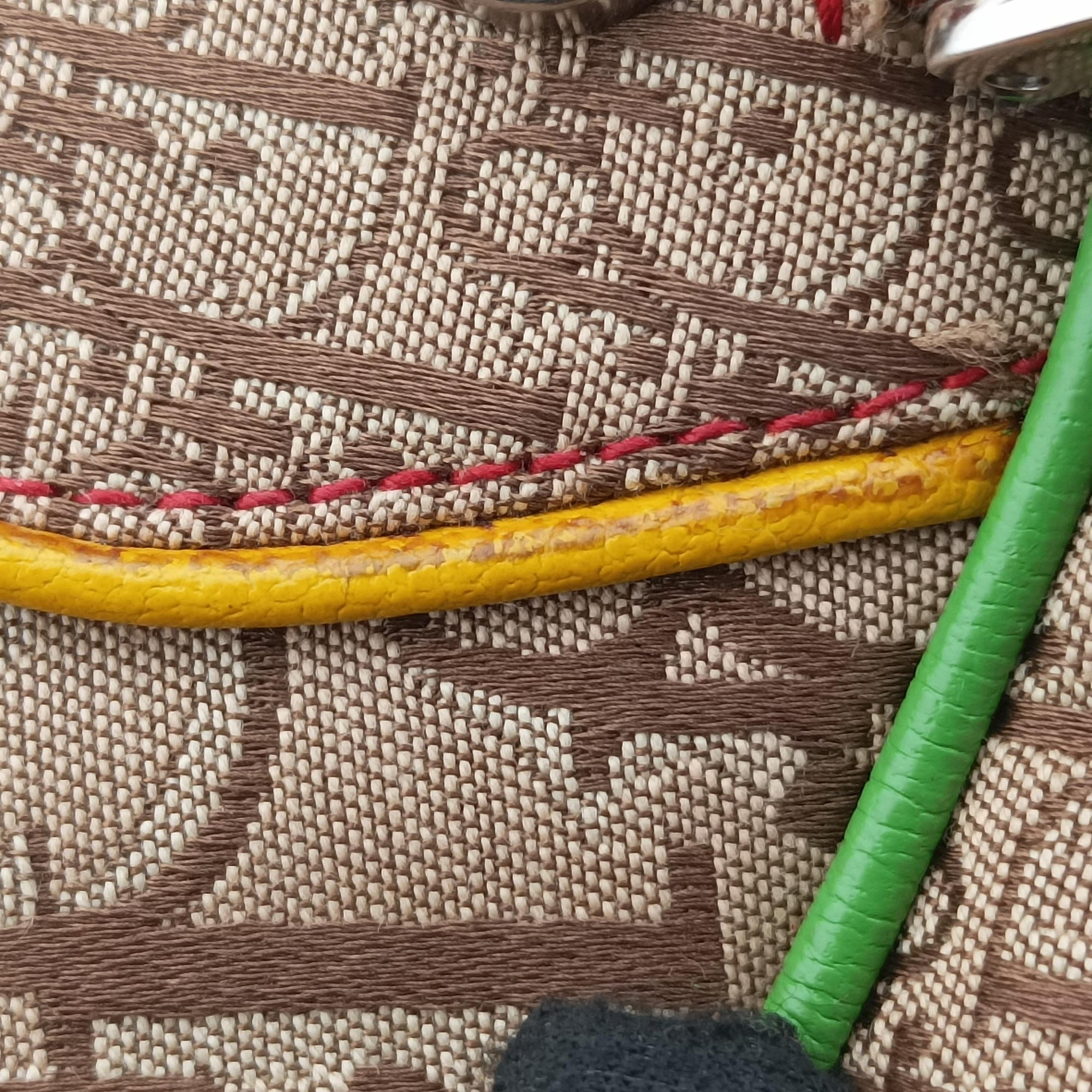 Rasta Trotter beige×Multicolour canvas×Leather 08RU 0064ラスタ トロッター ベージュ×マルチカラー キャンバス×レザー 08RU 0064
