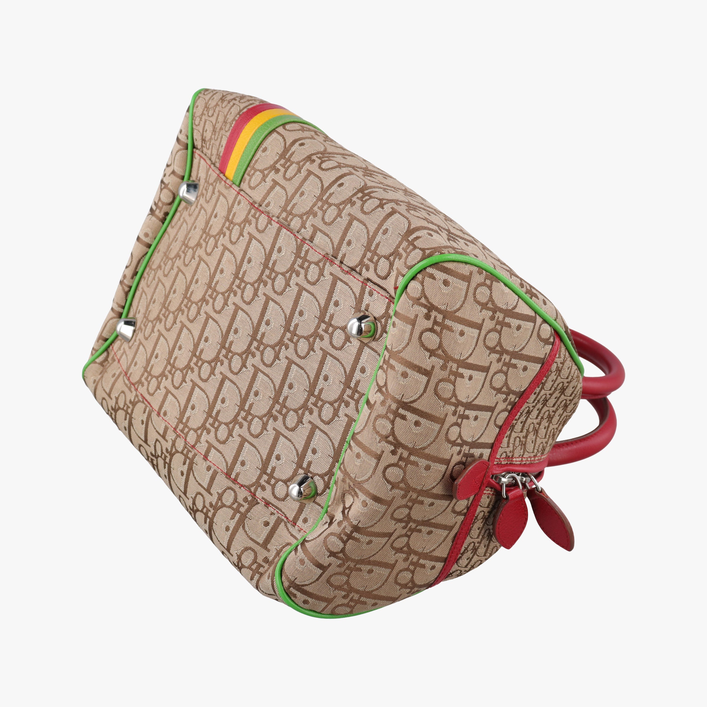 Rasta Trotter beige×Multicolour canvas×Leather 08RU 0064ラスタ トロッター ベージュ×マルチカラー キャンバス×レザー 08RU 0064