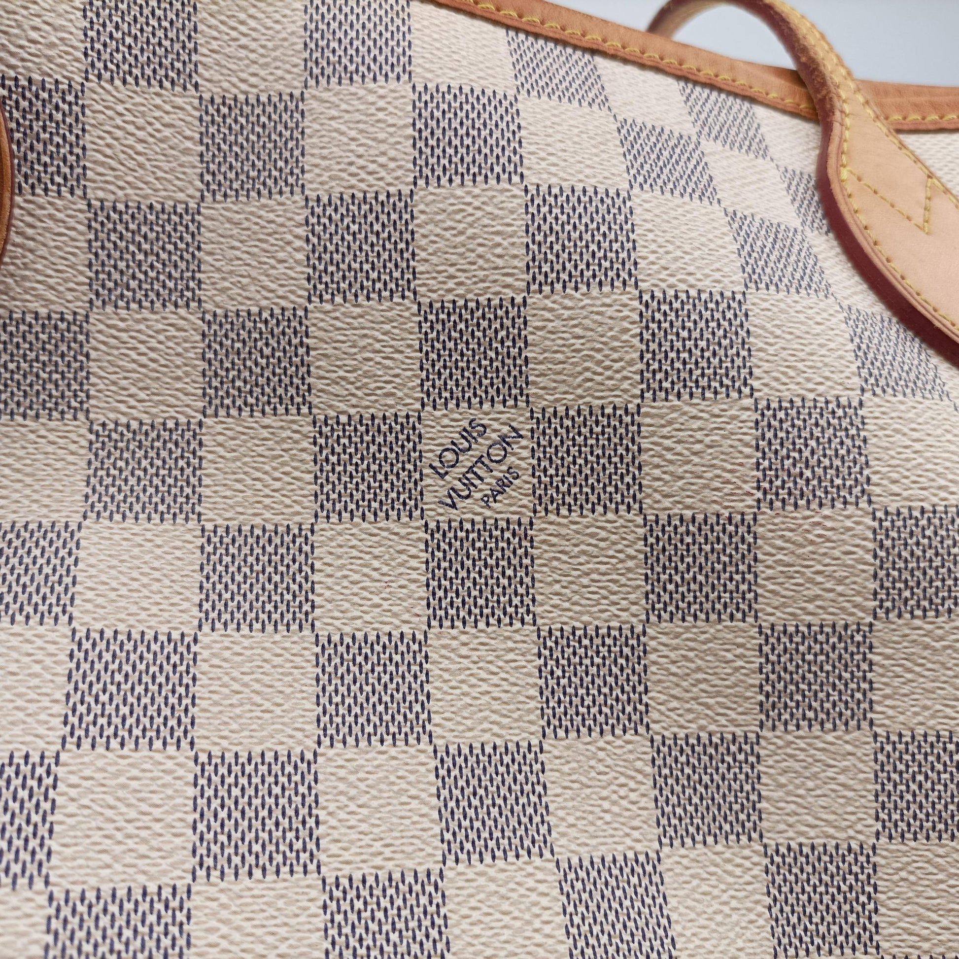 Neverfull MM Azur Damier Canvas N51107 AR3163ネヴァーフルMM アズール ダミエキャンバス N51107 AR3163