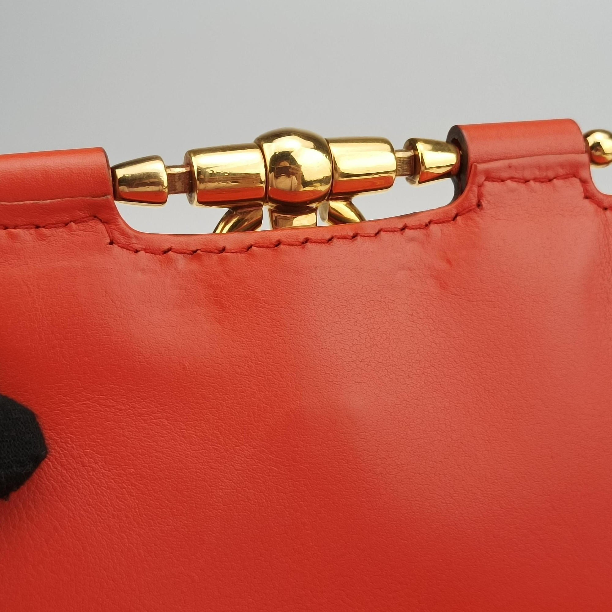 Snaffle Bit Orange Leather 263955 A8801082スナッフルビット オレンジ レザー 263955 A8801082