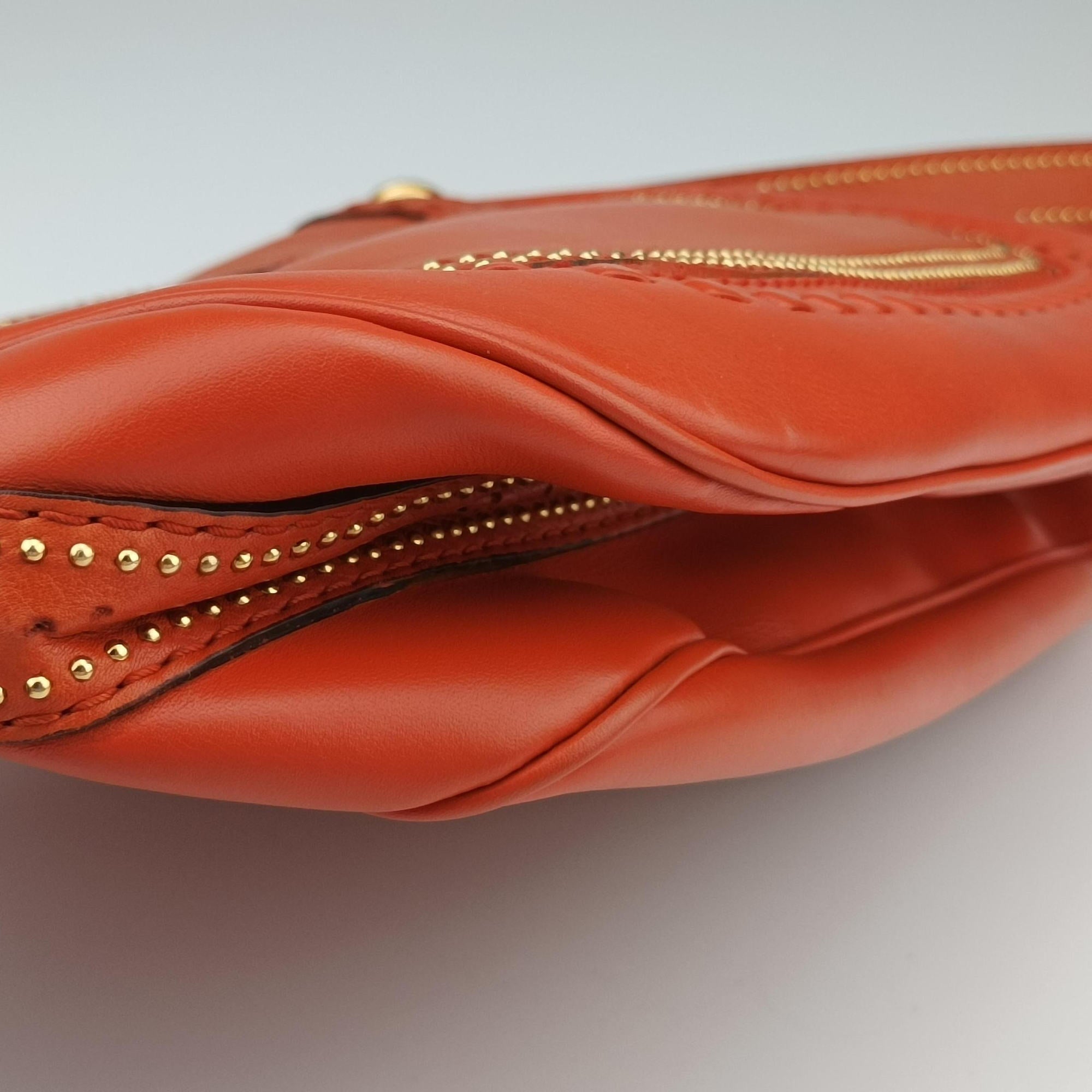 Snaffle Bit Orange Leather 263955 A8801082スナッフルビット オレンジ レザー 263955 A8801082