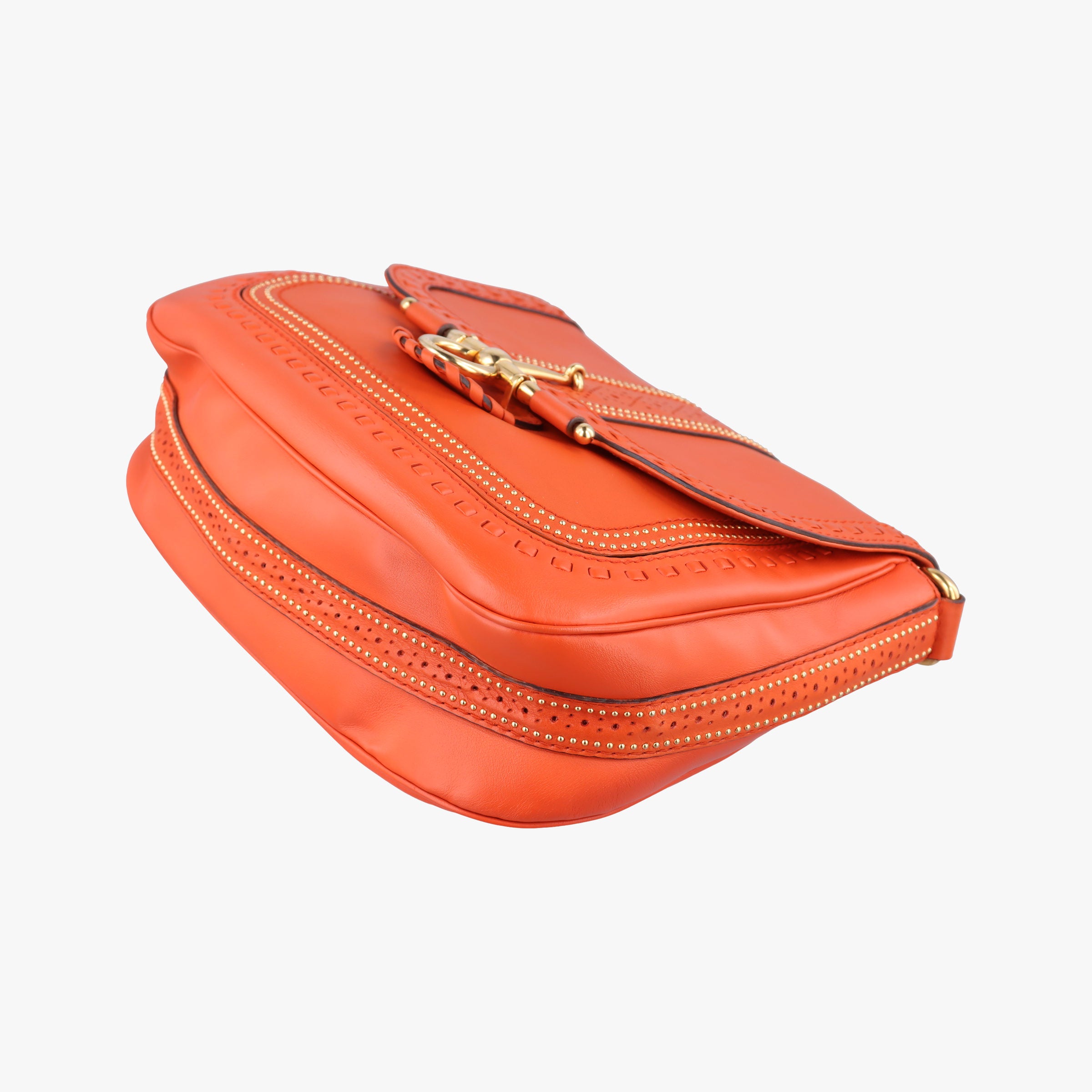 Snaffle Bit Orange Leather 263955 A8801082スナッフルビット オレンジ レザー 263955 A8801082