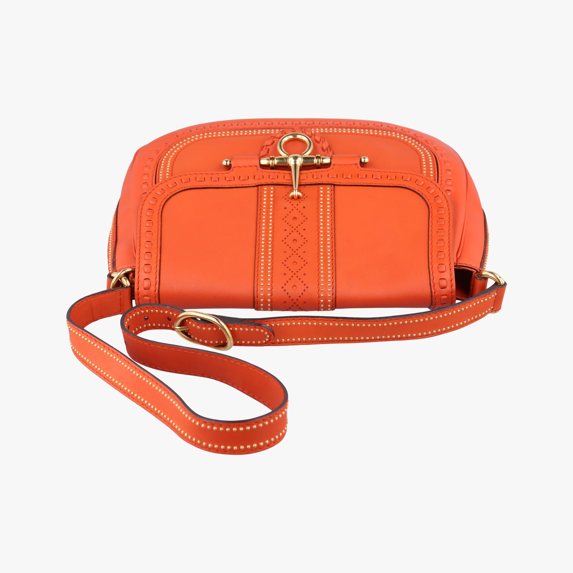 Snaffle Bit Orange Leather 263955 A8801082スナッフルビット オレンジ レザー 263955 A8801082