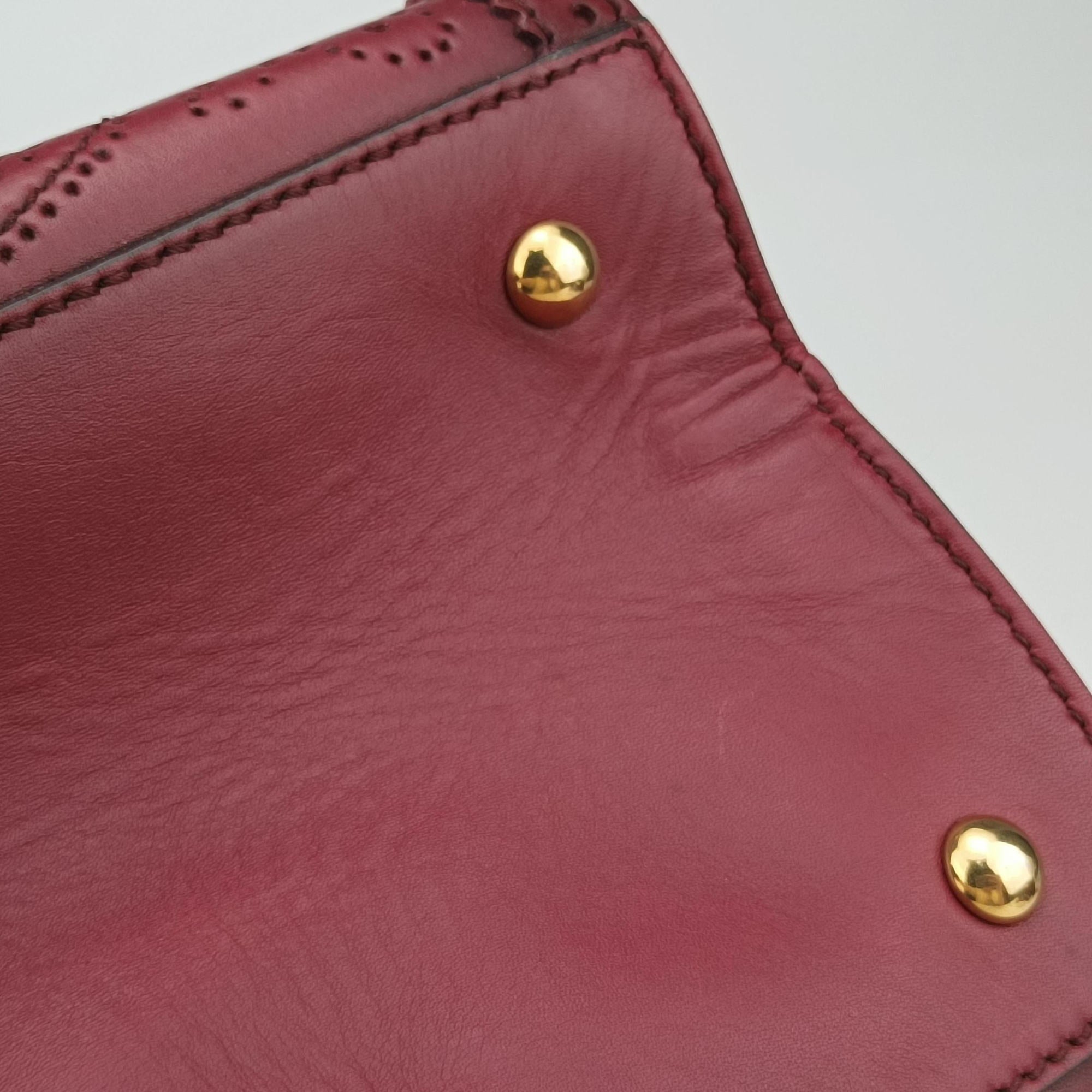 Duilio Brogue Burgundy Leather 296903 A012293424デュイリオ ブローグ ワインレッド レザー 296903 A012293424