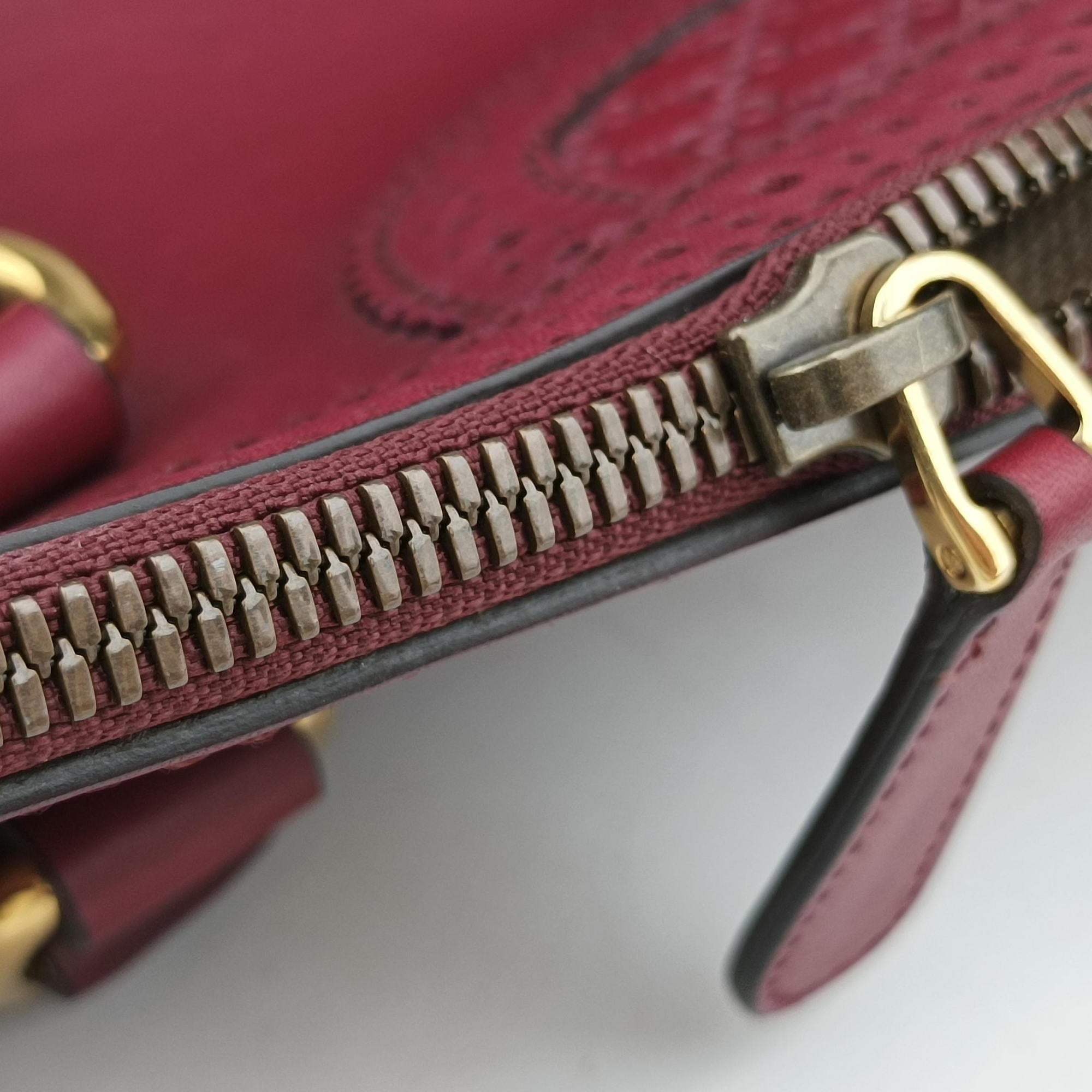 Duilio Brogue Burgundy Leather 296903 A012293424デュイリオ ブローグ ワインレッド レザー 296903 A012293424