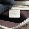 Charmy Hobo beige×White Canvas×Leather 153010 チャーミーホーボー ベージュ×ホワイト キャンバス×レザー 153010 