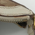 Charmy Hobo beige×White Canvas×Leather 153010 チャーミーホーボー ベージュ×ホワイト キャンバス×レザー 153010 