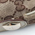 Charmy Hobo beige×White Canvas×Leather 153010 チャーミーホーボー ベージュ×ホワイト キャンバス×レザー 153010 