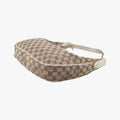 Charmy Hobo beige×White Canvas×Leather 153010 チャーミーホーボー ベージュ×ホワイト キャンバス×レザー 153010 