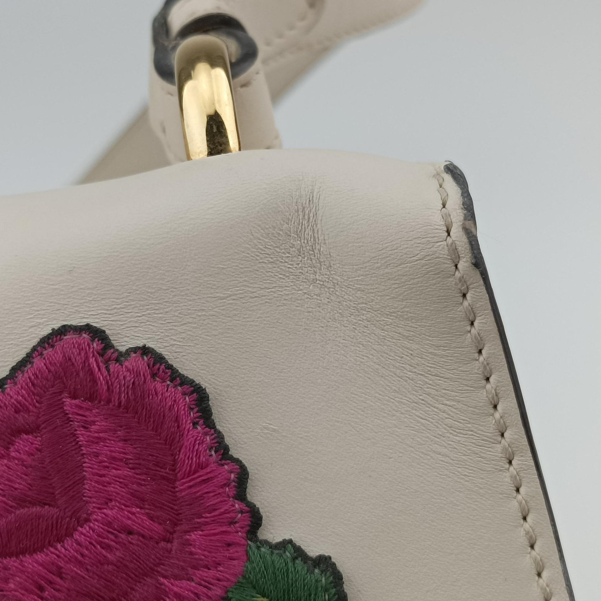 Sylvie White Leather 421882 D023603865シルヴィ ホワイト レザー 421882 D023603865