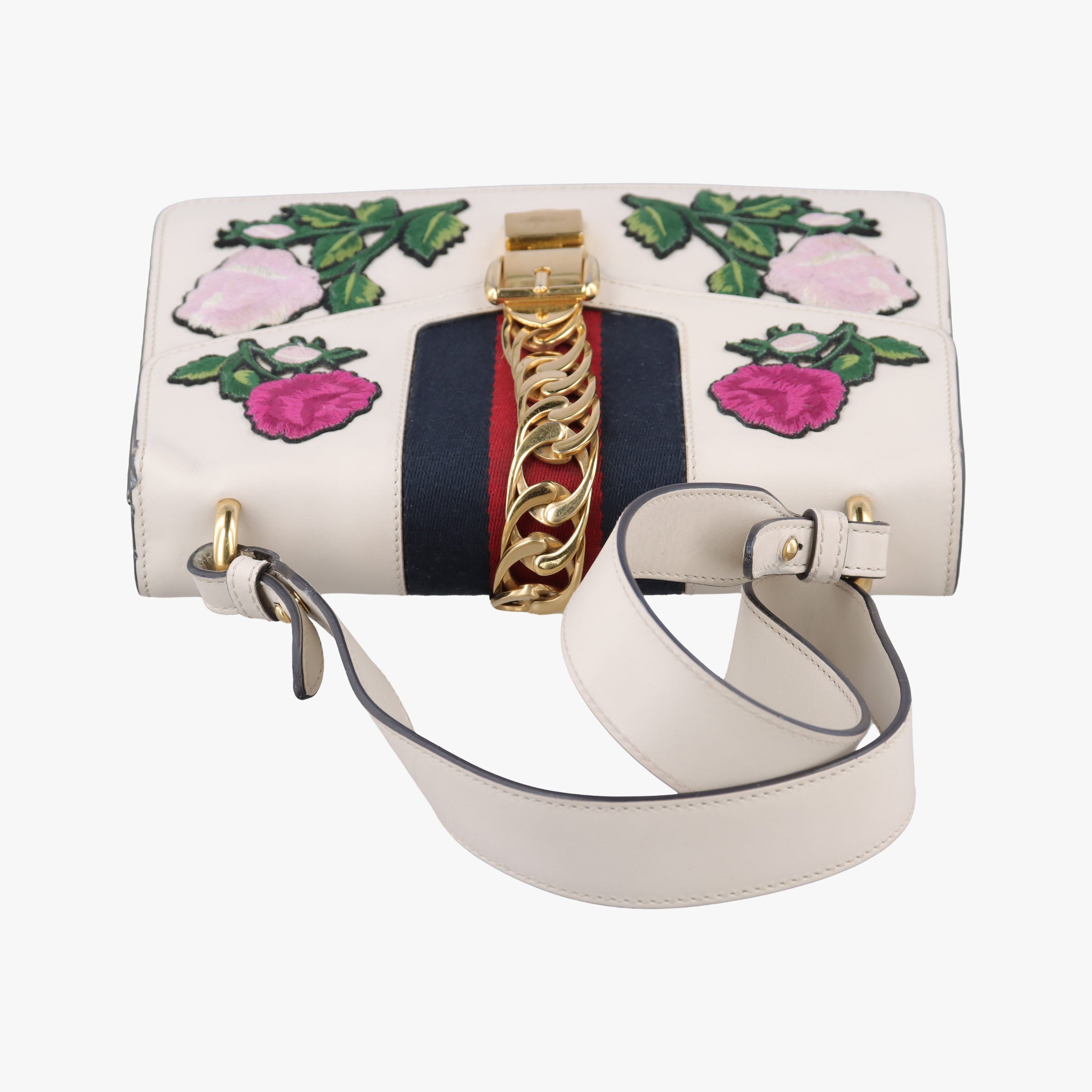 Sylvie White Leather 421882 D023603865シルヴィ ホワイト レザー 421882 D023603865