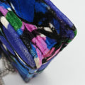 Floral Print BB Wallet Chain purple×Multicolour Velvet 561507·4267·X·568008フローラルプリント ビービー ウォレット チェーン パープル×マルチカラー ベルベット 561507·4267·X·568008