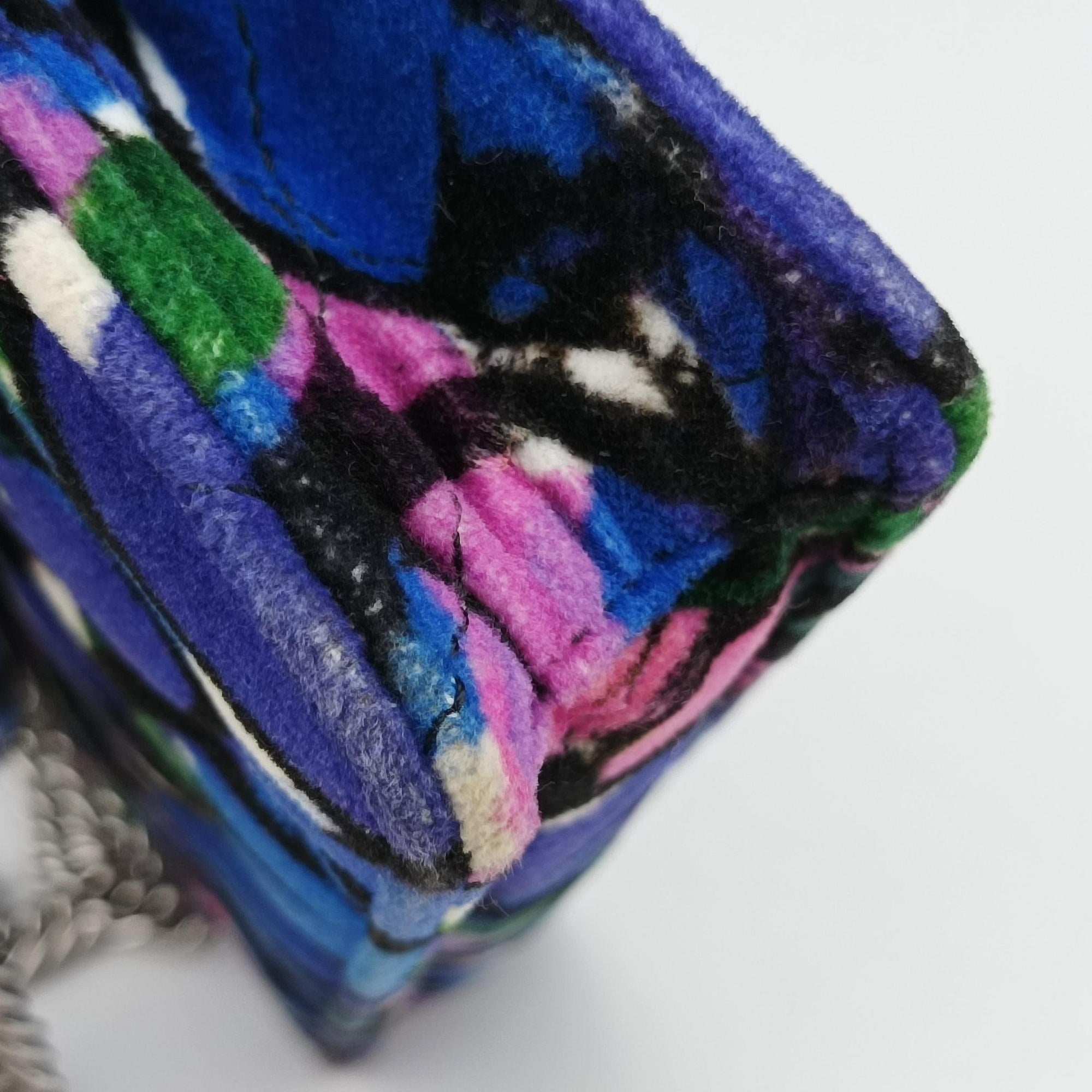 Floral Print BB Wallet Chain purple×Multicolour Velvet 561507·4267·X·568008フローラルプリント ビービー ウォレット チェーン パープル×マルチカラー ベルベット 561507·4267·X·568008