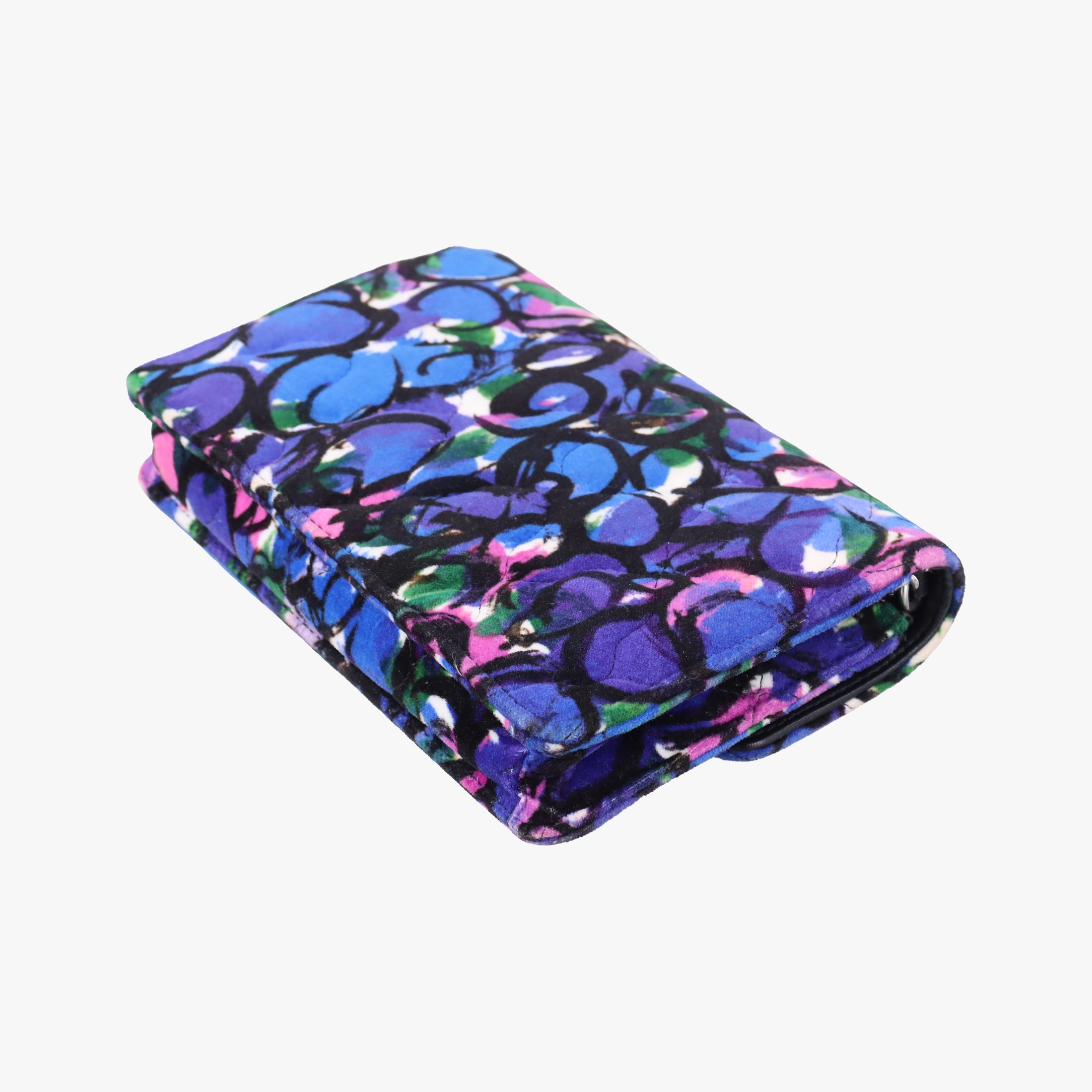 Floral Print BB Wallet Chain purple×Multicolour Velvet 561507·4267·X·568008フローラルプリント ビービー ウォレット チェーン パープル×マルチカラー ベルベット 561507·4267·X·568008
