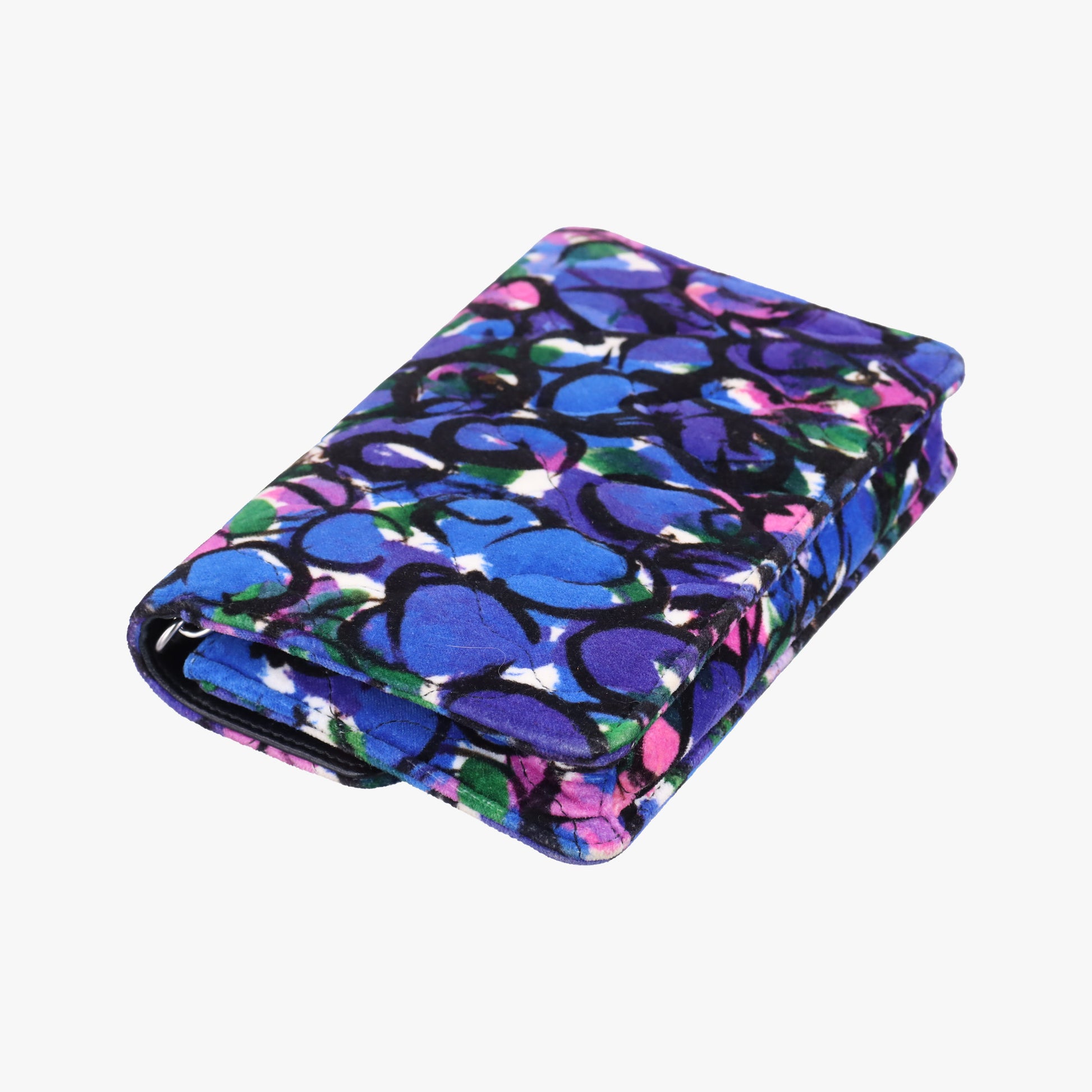 Floral Print BB Wallet Chain purple×Multicolour Velvet 561507·4267·X·568008フローラルプリント ビービー ウォレット チェーン パープル×マルチカラー ベルベット 561507·4267·X·568008