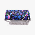 Floral Print BB Wallet Chain purple×Multicolour Velvet 561507·4267·X·568008フローラルプリント ビービー ウォレット チェーン パープル×マルチカラー ベルベット 561507·4267·X·568008