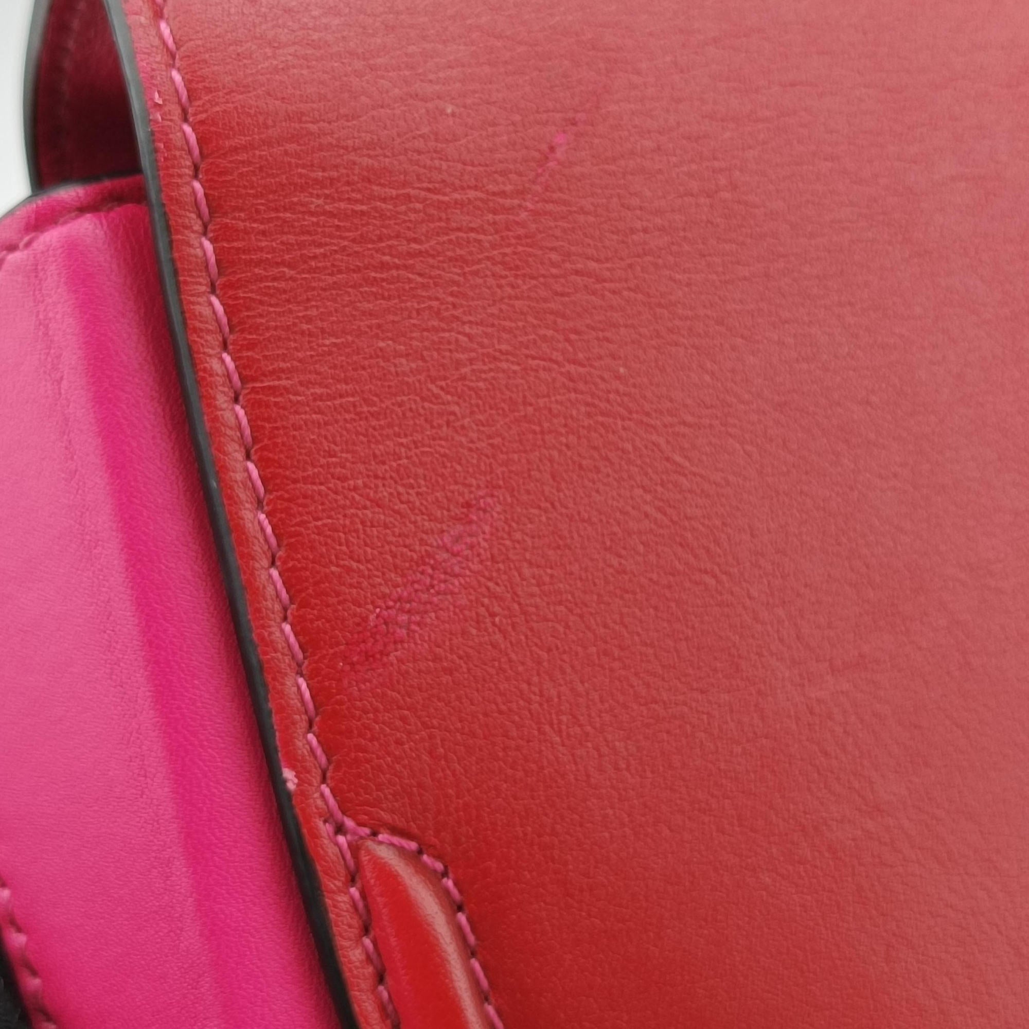 DV One Medusa Rose Leather CLG814410256672DVワン メデューサ ローズ レッド レザー CLG814410256672