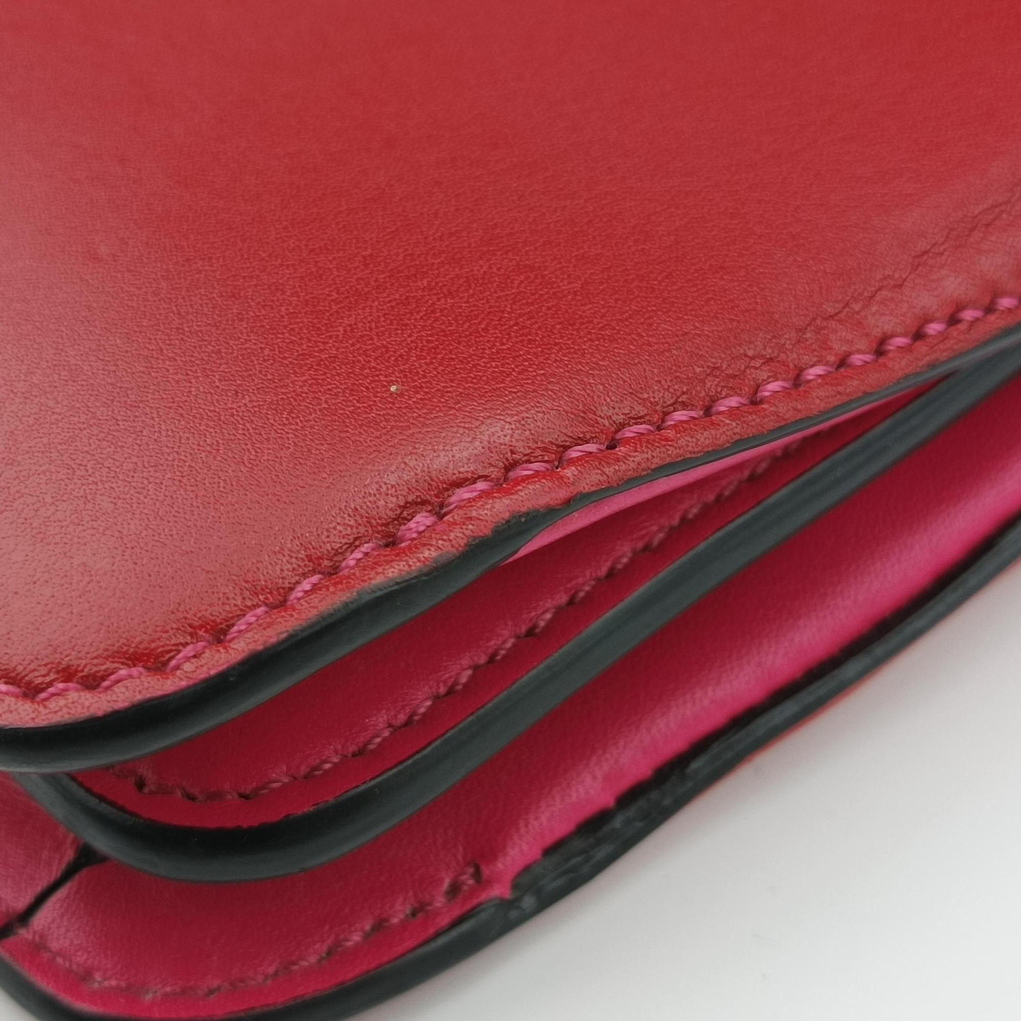 DV One Medusa Rose Leather CLG814410256672DVワン メデューサ ローズ レッド レザー CLG814410256672