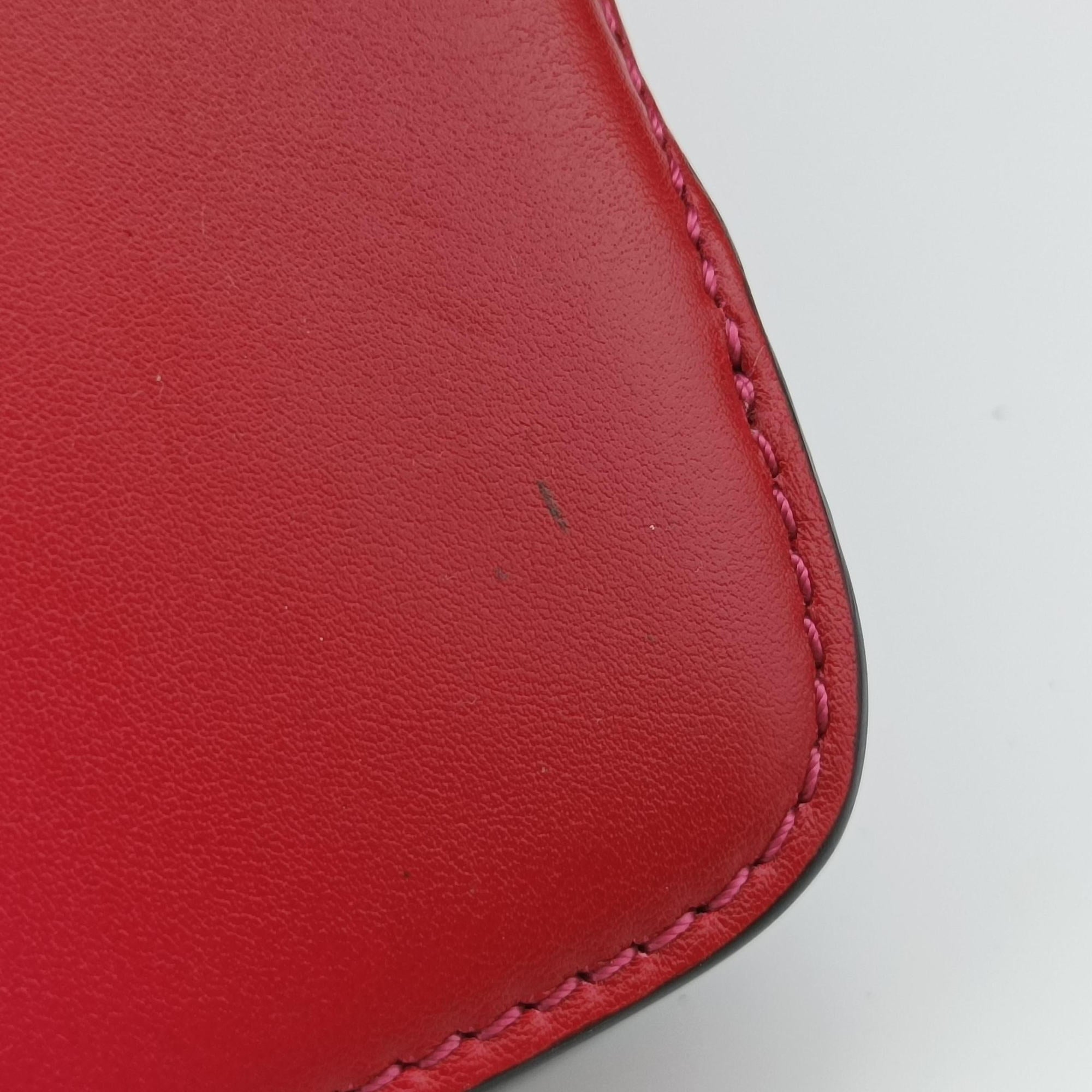 DV One Medusa Rose Leather CLG814410256672DVワン メデューサ ローズ レッド レザー CLG814410256672