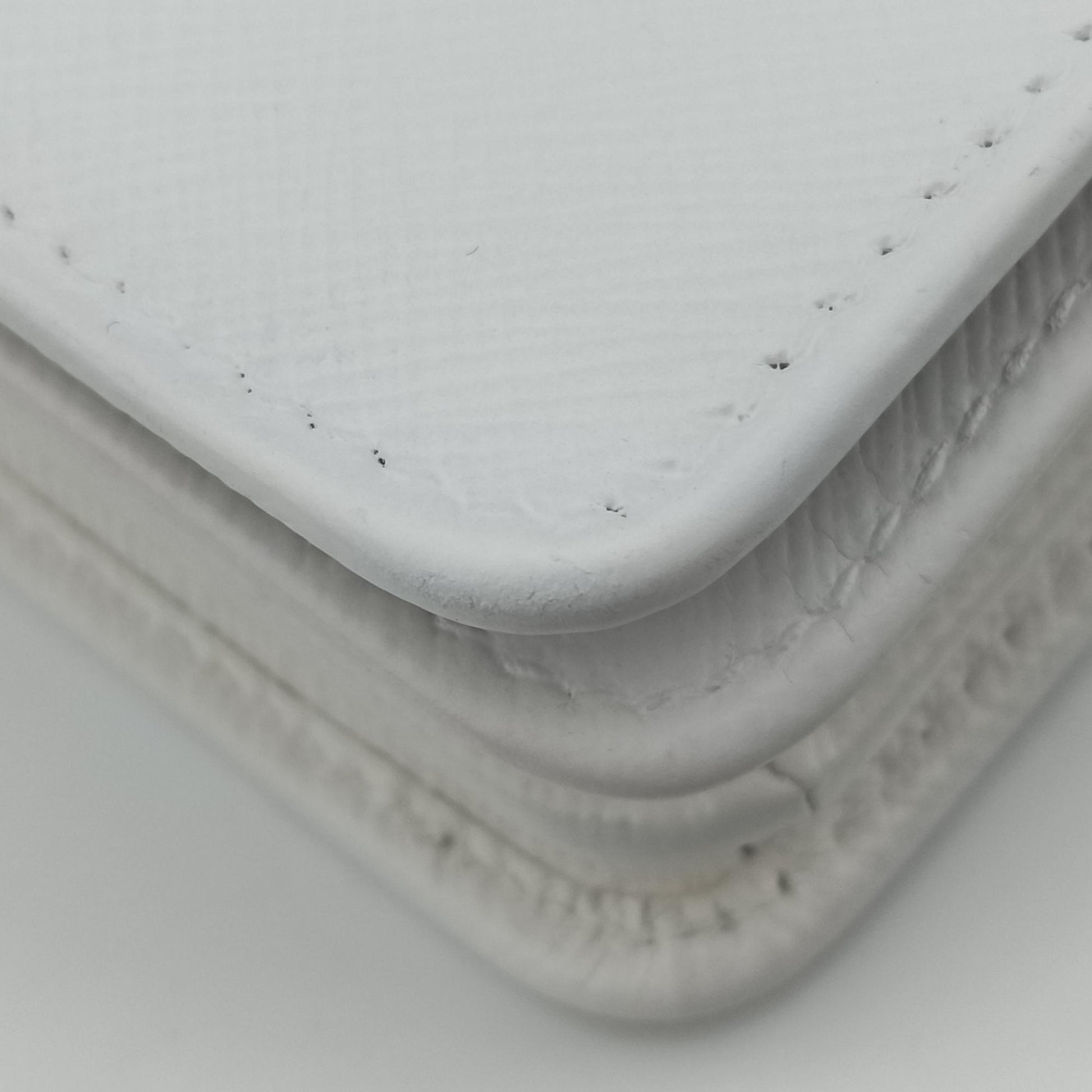 triangle logo White SAFFIANO Leather 1BP006 62Bトライアングルロゴ ホワイト サフィアーノレザー 1BP006 62B