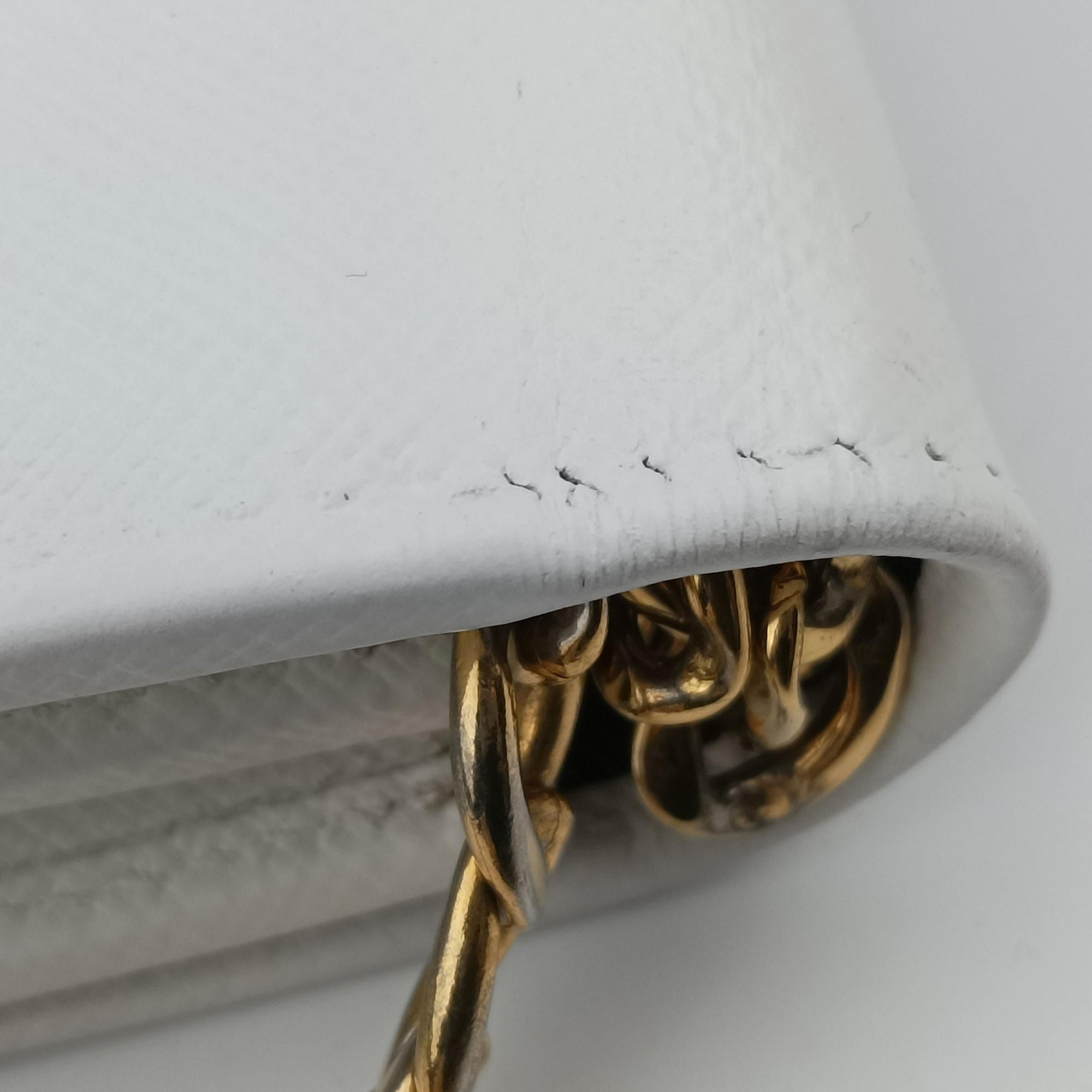 triangle logo White SAFFIANO Leather 1BP006 62Bトライアングルロゴ ホワイト サフィアーノレザー 1BP006 62B