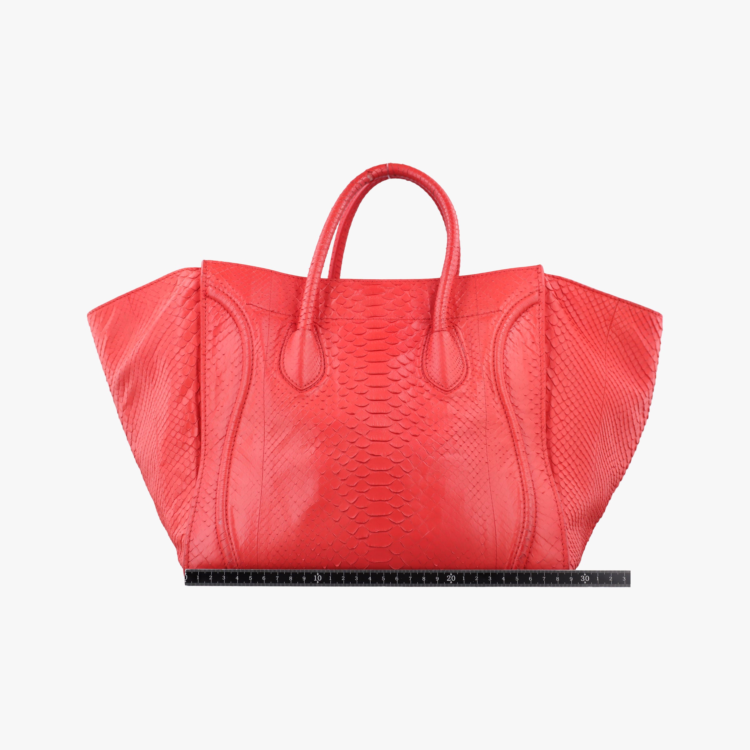 Phantom Luggage Python Red snakeskin W-PA-0163ファントム ラゲージ パイソン レッド ヘビ革 W-PA-0163