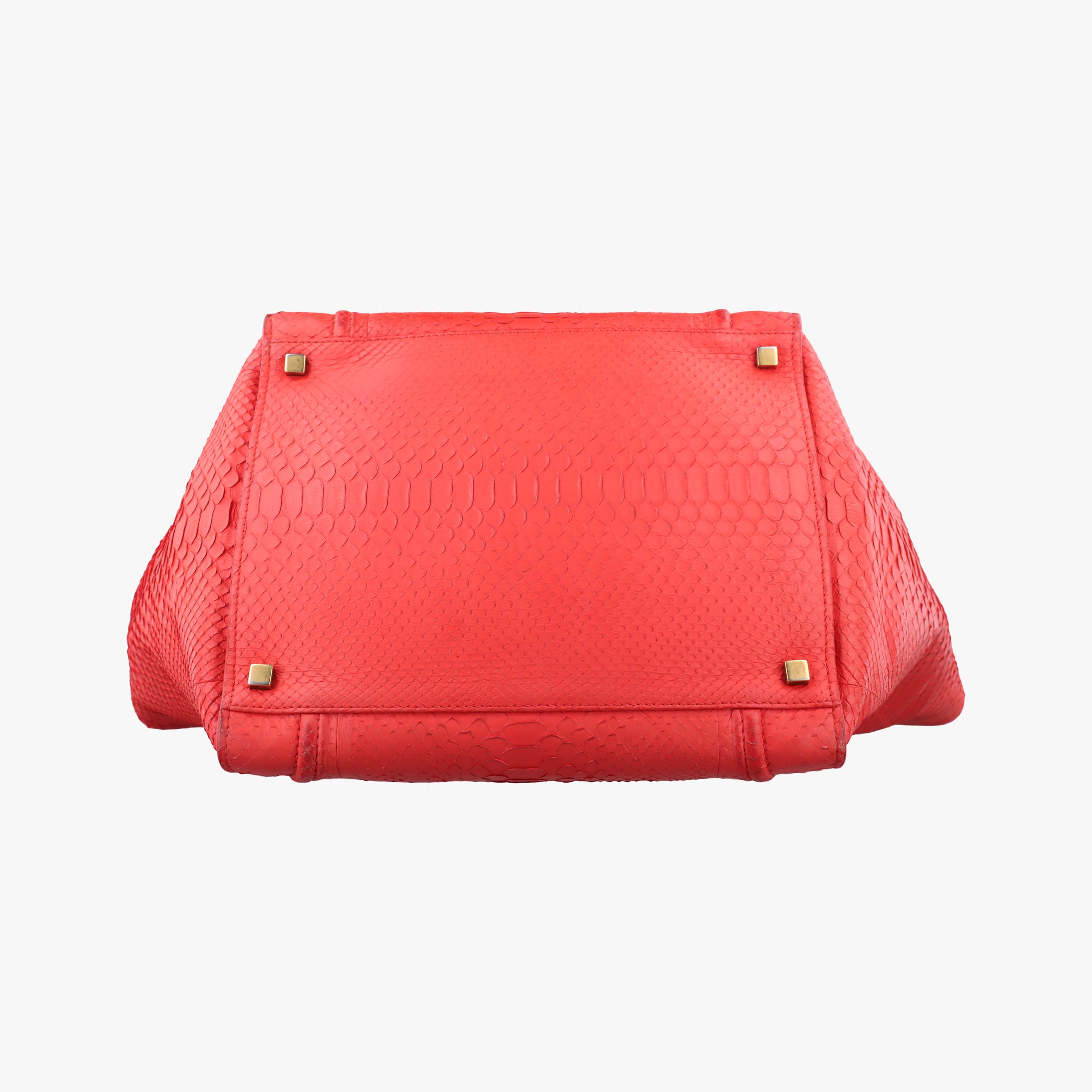 Phantom Luggage Python Red snakeskin W-PA-0163ファントム ラゲージ パイソン レッド ヘビ革 W-PA-0163