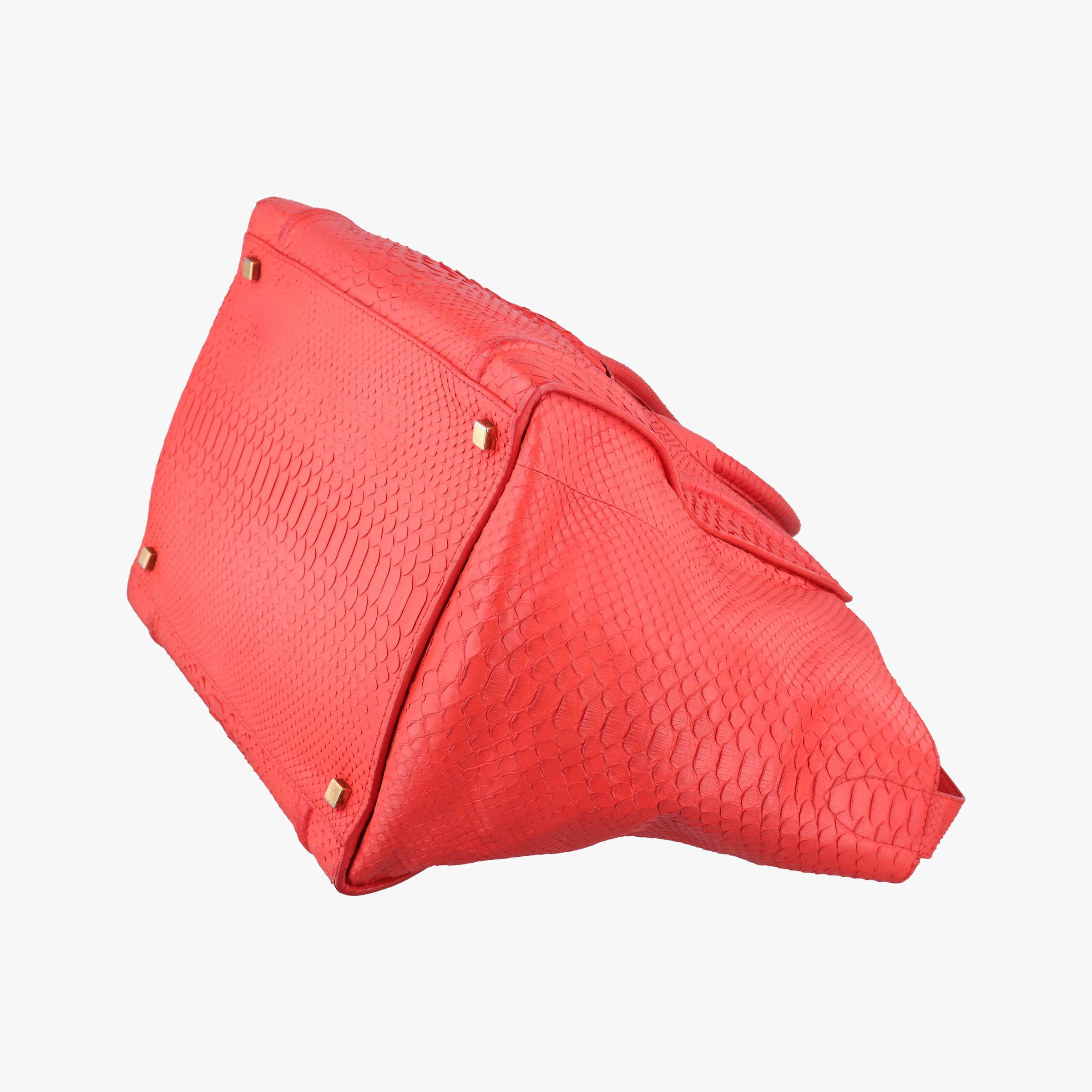 Phantom Luggage Python Red snakeskin W-PA-0163ファントム ラゲージ パイソン レッド ヘビ革 W-PA-0163