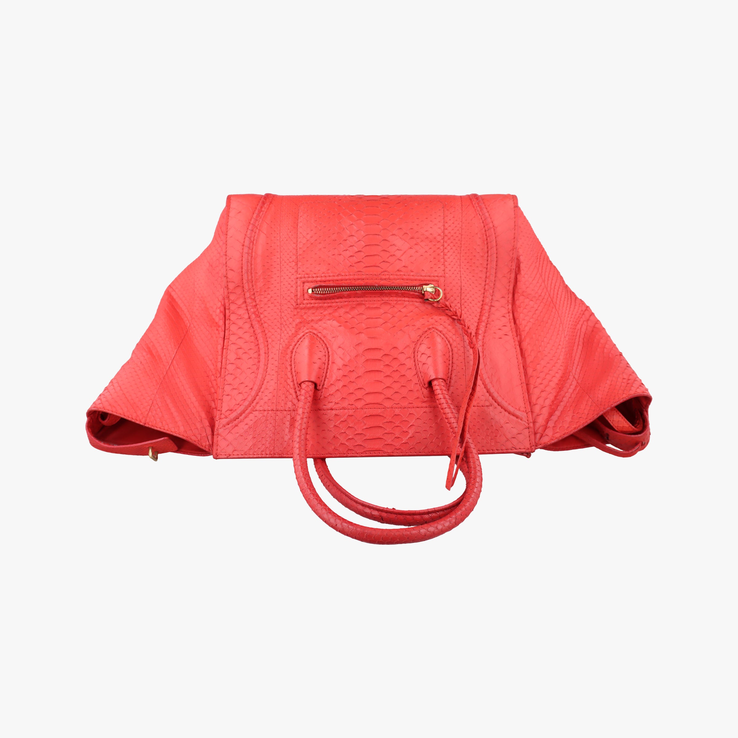 Phantom Luggage Python Red snakeskin W-PA-0163ファントム ラゲージ パイソン レッド ヘビ革 W-PA-0163