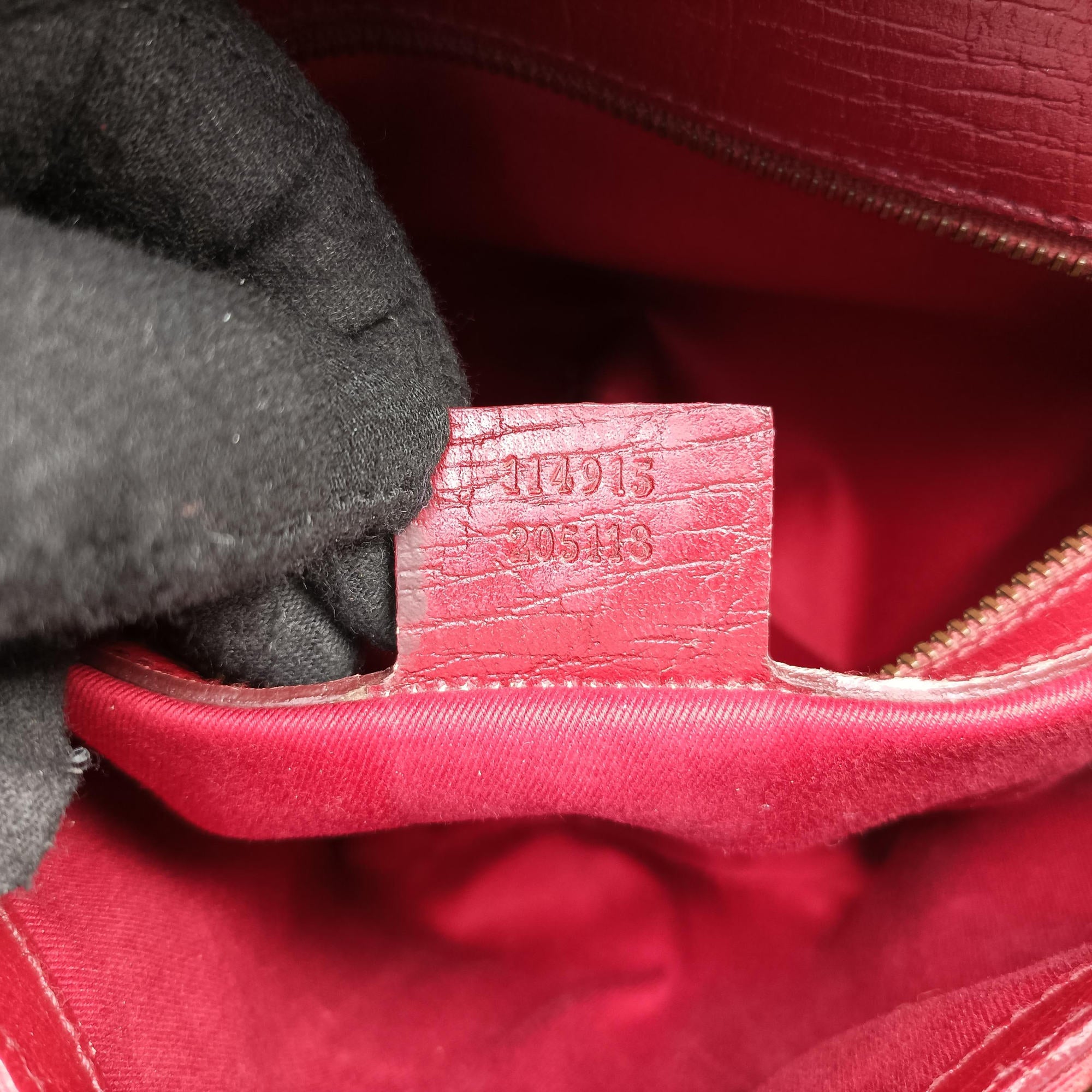 Horsebit Red canvas×Leather 114915 ホースビット レッド キャンバス×レザー 114915 