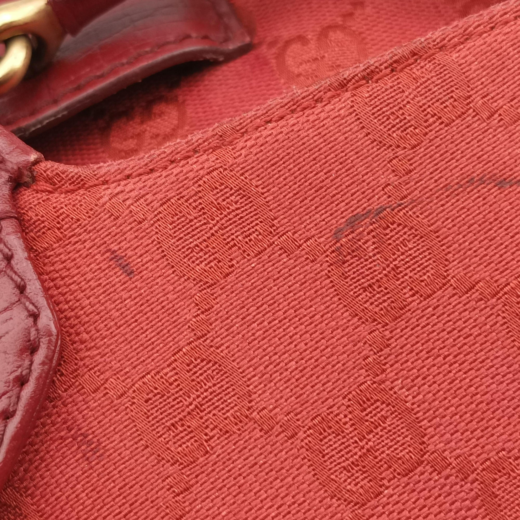 Horsebit Red canvas×Leather 114915 ホースビット レッド キャンバス×レザー 114915 