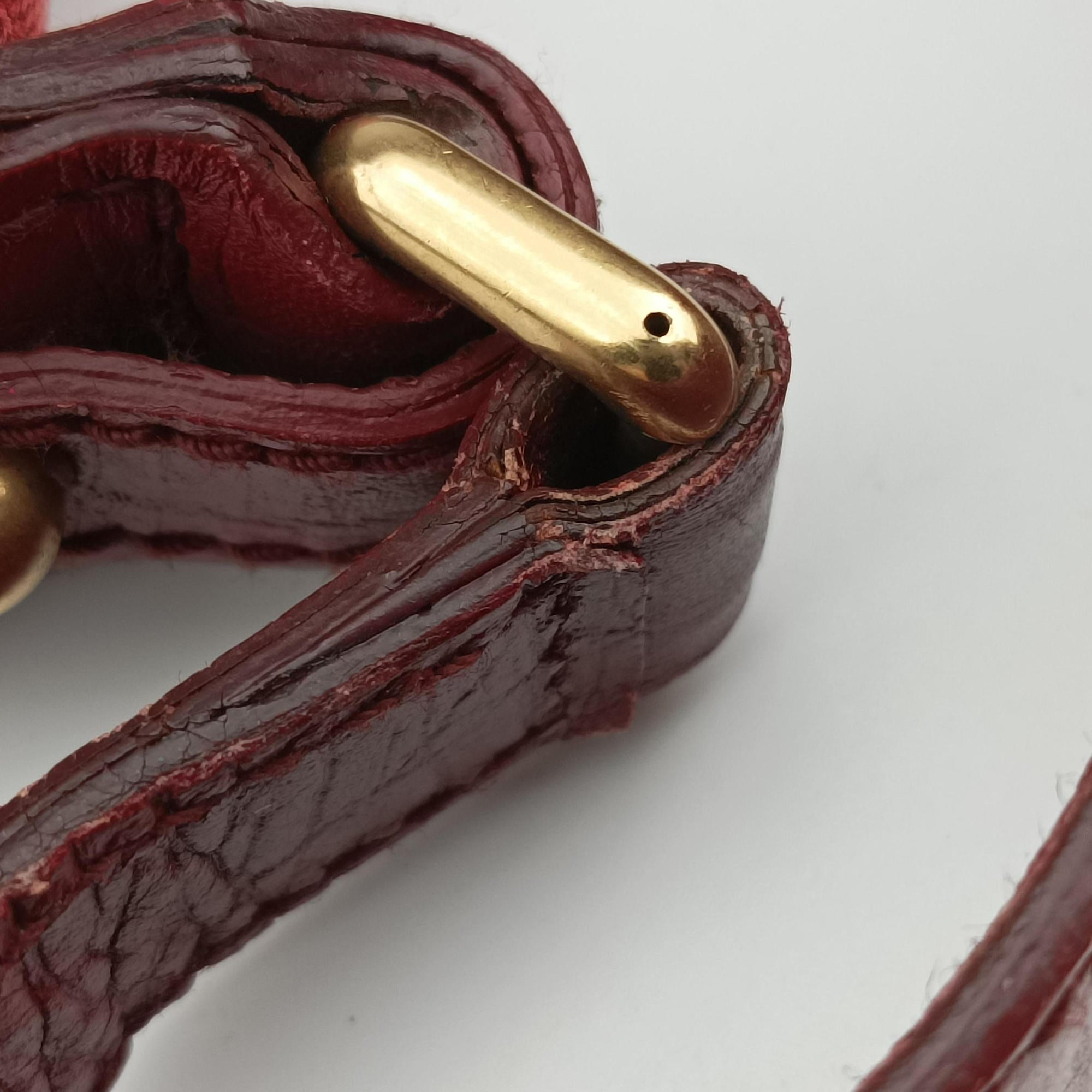 Horsebit Red canvas×Leather 114915 ホースビット レッド キャンバス×レザー 114915 