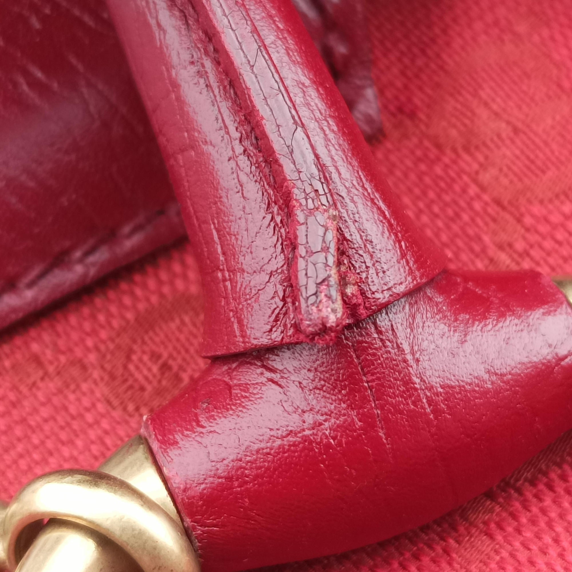 Horsebit Red canvas×Leather 114915 ホースビット レッド キャンバス×レザー 114915 