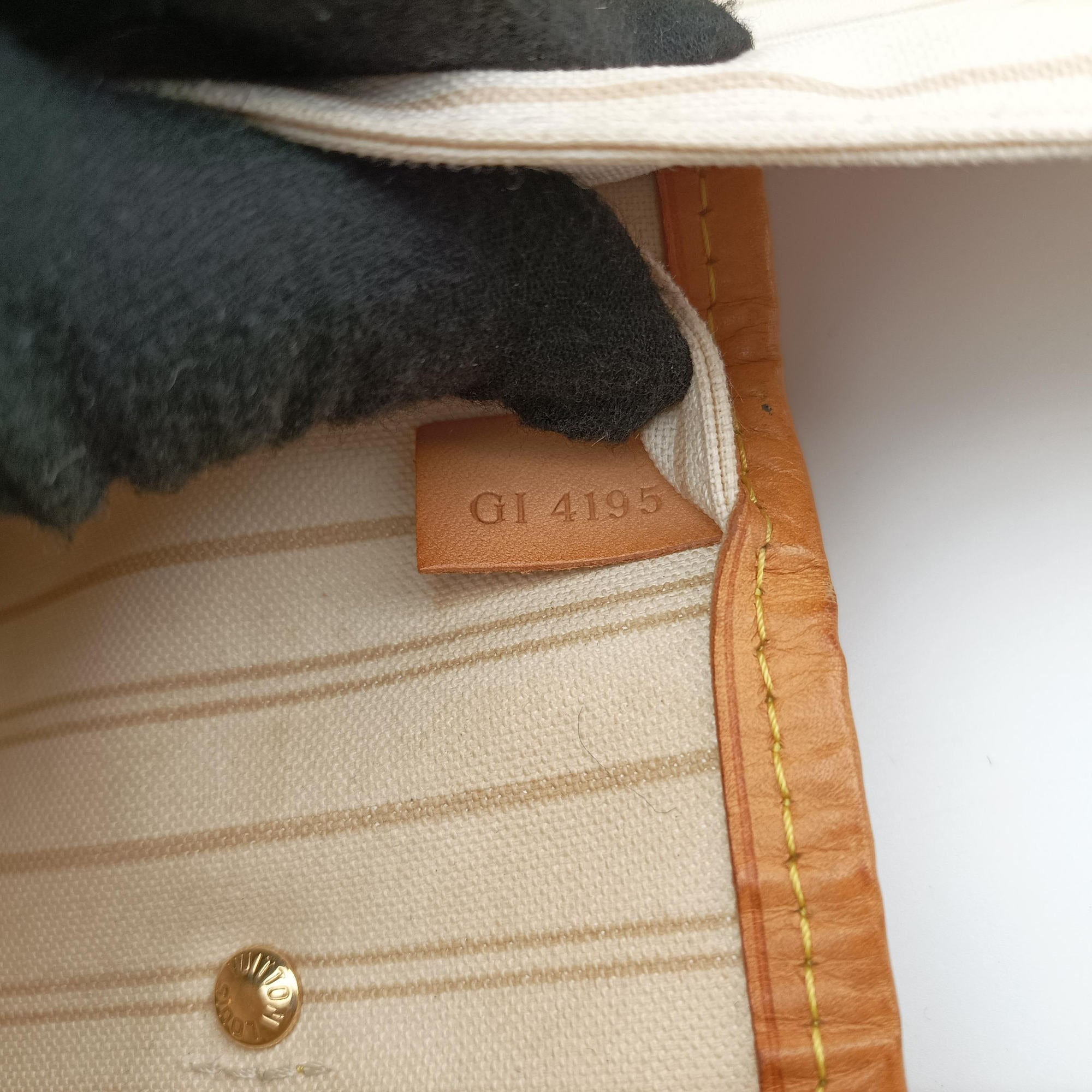 Neverfull MM Azur Damier Canvas N51107 GI4195ネヴァーフルMM アズール ダミエキャンバス N51107 GI4195