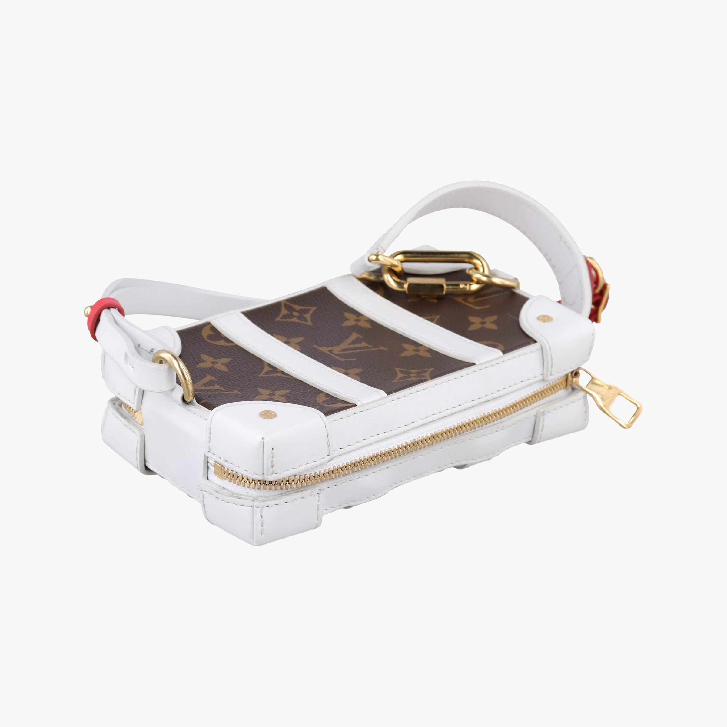LVxNBA Soft Trunk Phone Box brown×white Monogram Canvas×calf leather M80102 TJ4250LVxNBA ソフトトランク フォーンボックス モノグラム/ブラウン×ホワイト モノグラムキャンバス×カーフレザー M80102 TJ4250