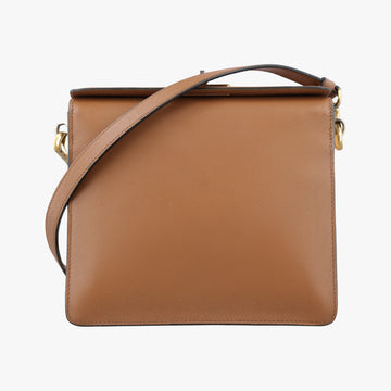 Bicolor Box Brown×White Saffiano Leather 117バイカラーボックス ブラウン×ホワイト サフィアーノレザー 117