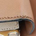Bicolor Box Brown×White Saffiano Leather 117バイカラーボックス ブラウン×ホワイト サフィアーノレザー 117