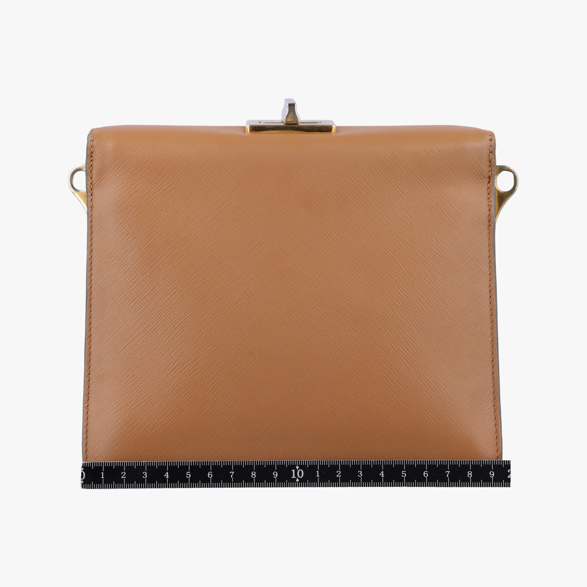 Bicolor Box Brown×White Saffiano Leather 117バイカラーボックス ブラウン×ホワイト サフィアーノレザー 117