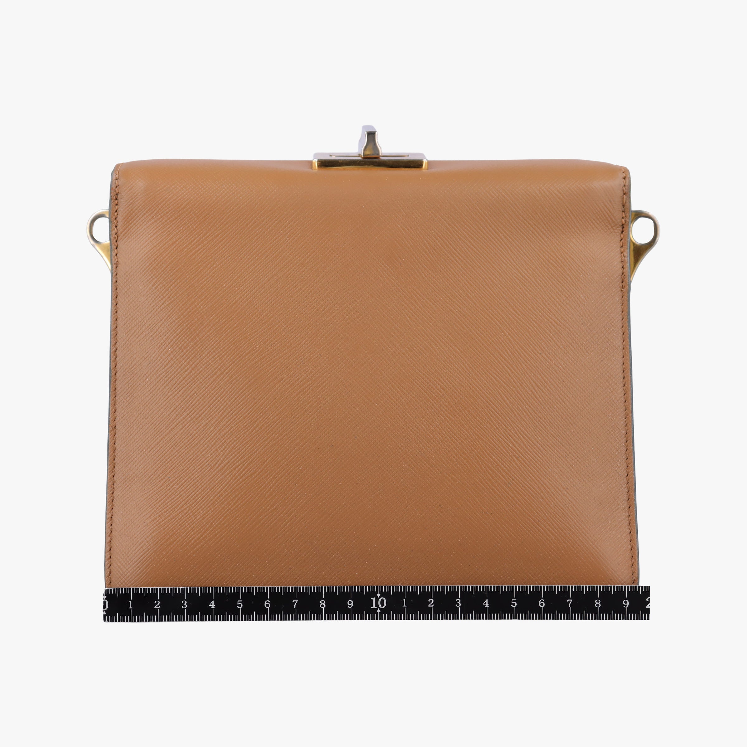 Bicolor Box Brown×White Saffiano Leather 117バイカラーボックス ブラウン×ホワイト サフィアーノレザー 117